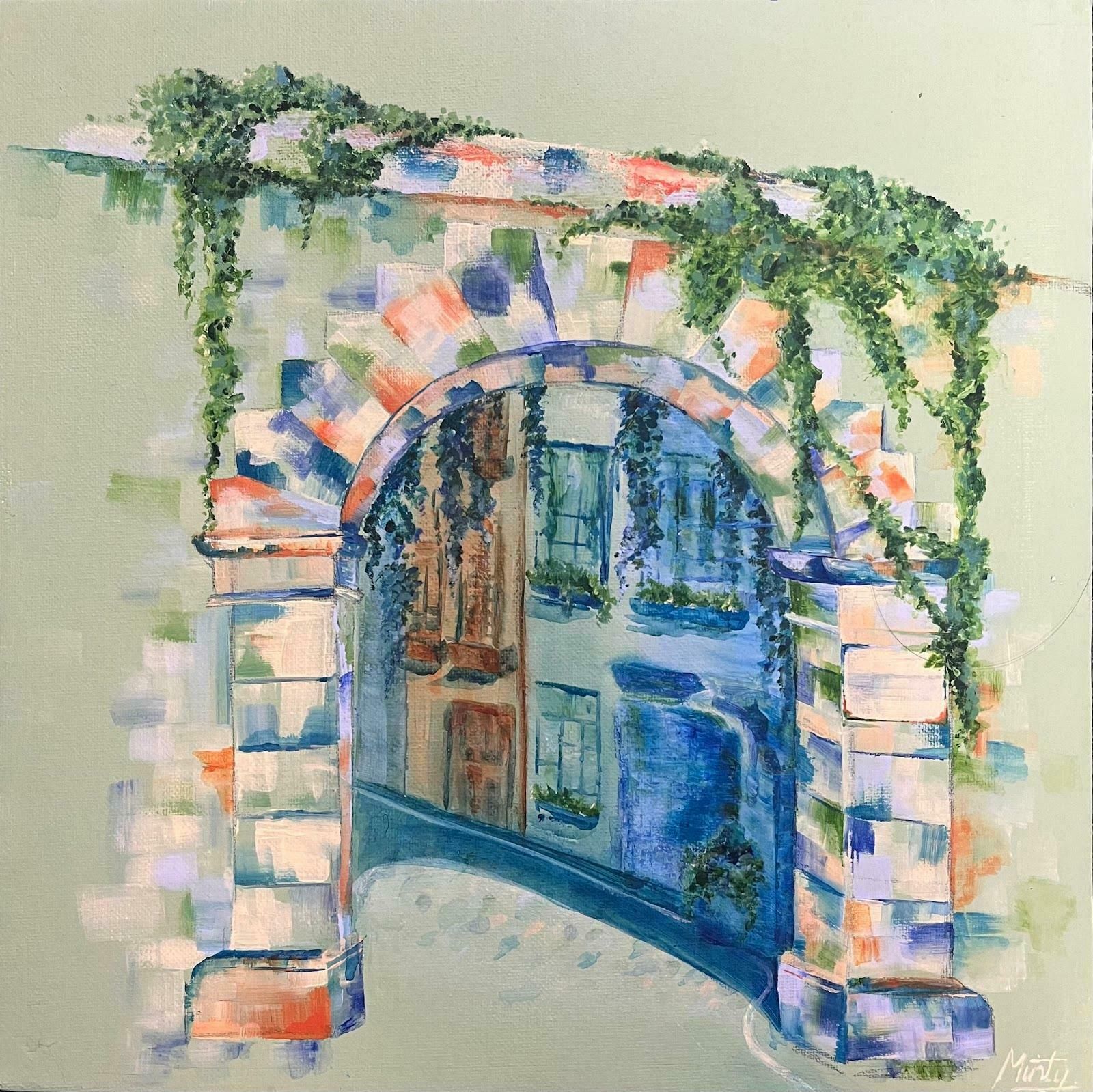 Minty Ramseyarchway In South Kensington London Acrylic Contemporary British Painting2024