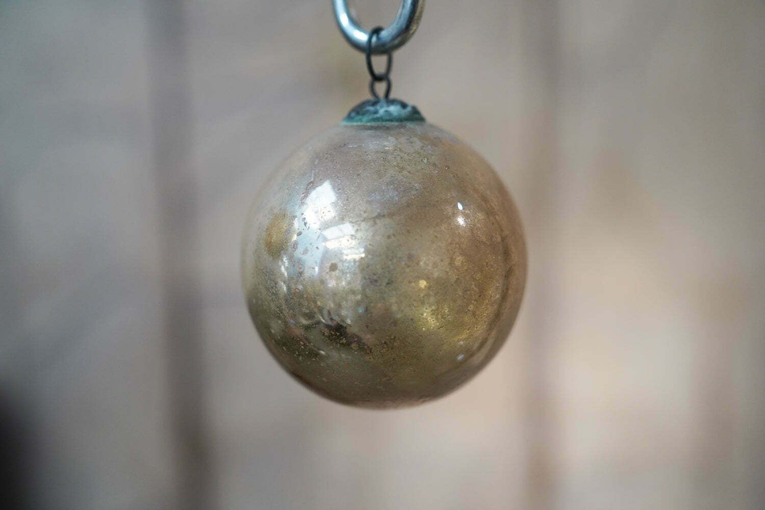 2450.0 A Mixed Group Of Eleven Victorian Mercury Glass Witches Balls C.1890 1900 photo