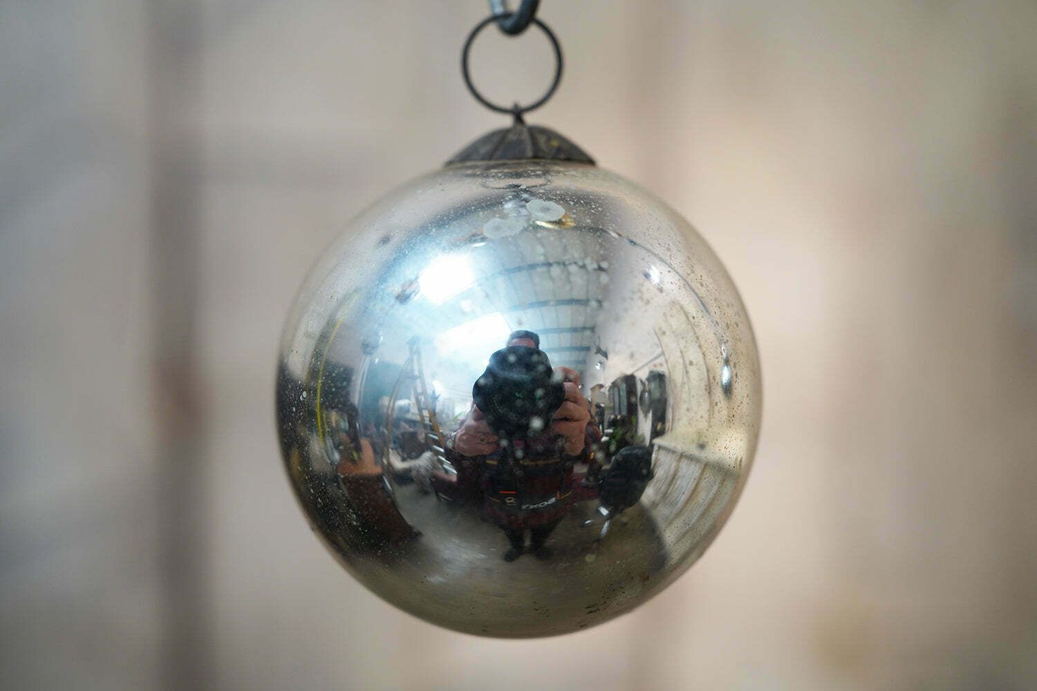 photo buy A Mixed Group Of Eleven Victorian Mercury Glass Witches Balls C.1890 1900