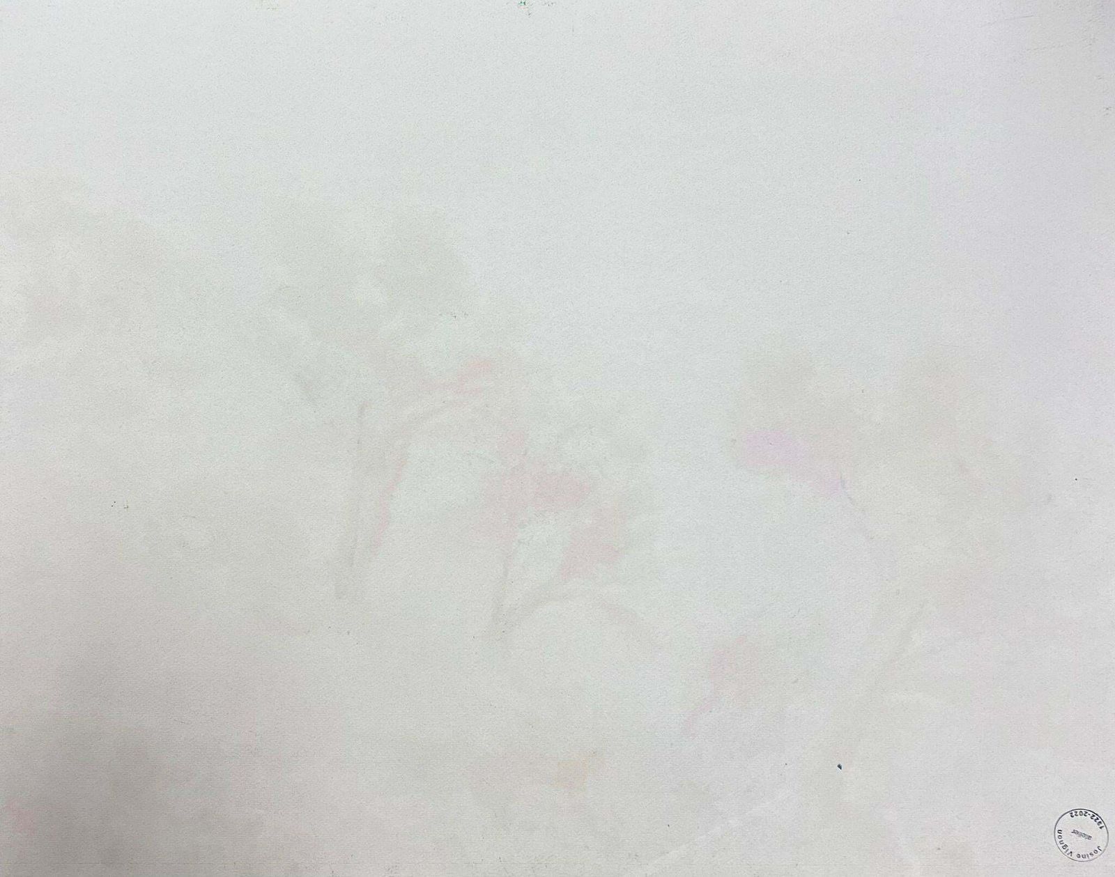Josine Vignonthe South Of France Coastal Sea View Large 1970's French Impressionist Pastel 1970's photo 795.0