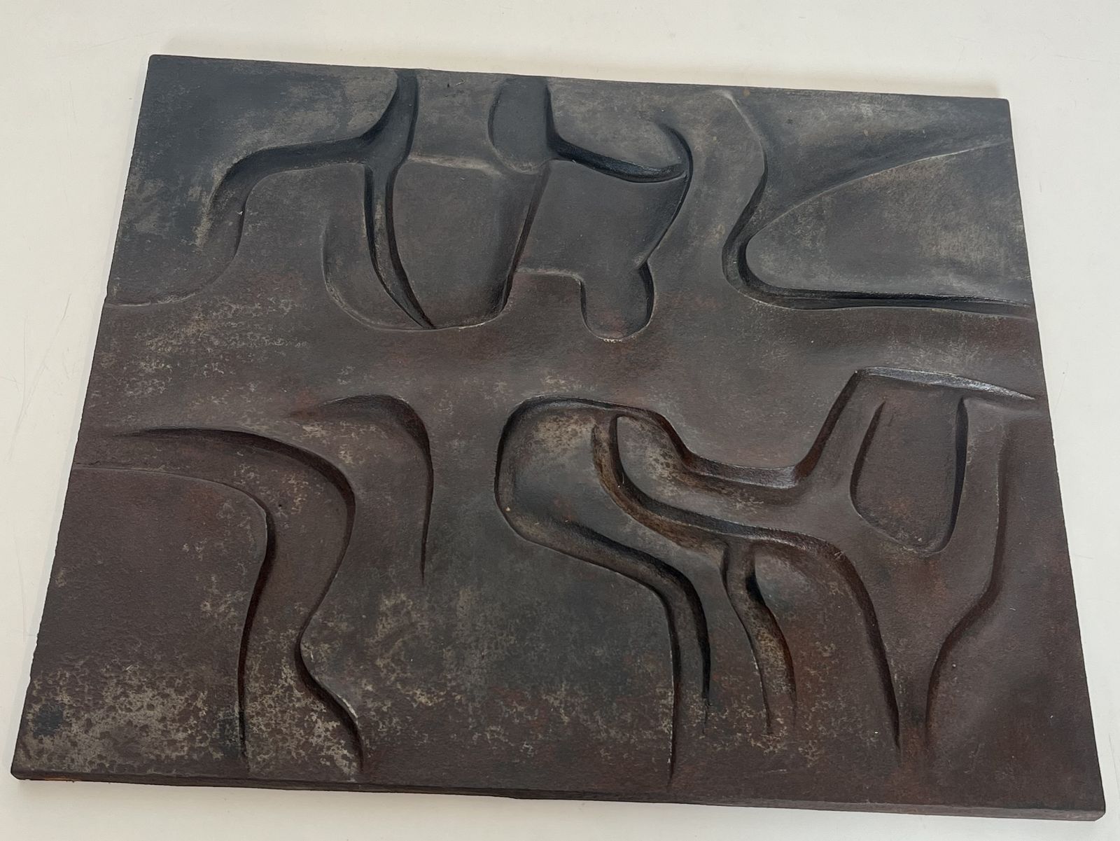 photo vinterior Modernist Cast Iron Fireplace Plate