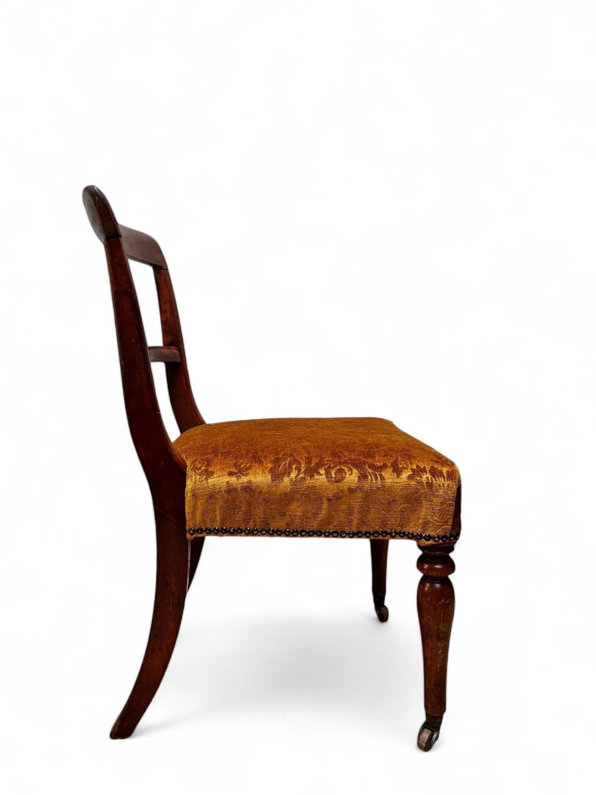 Antique Victorian Bedroom Chair / New Upholstery / C1860 photo furniture