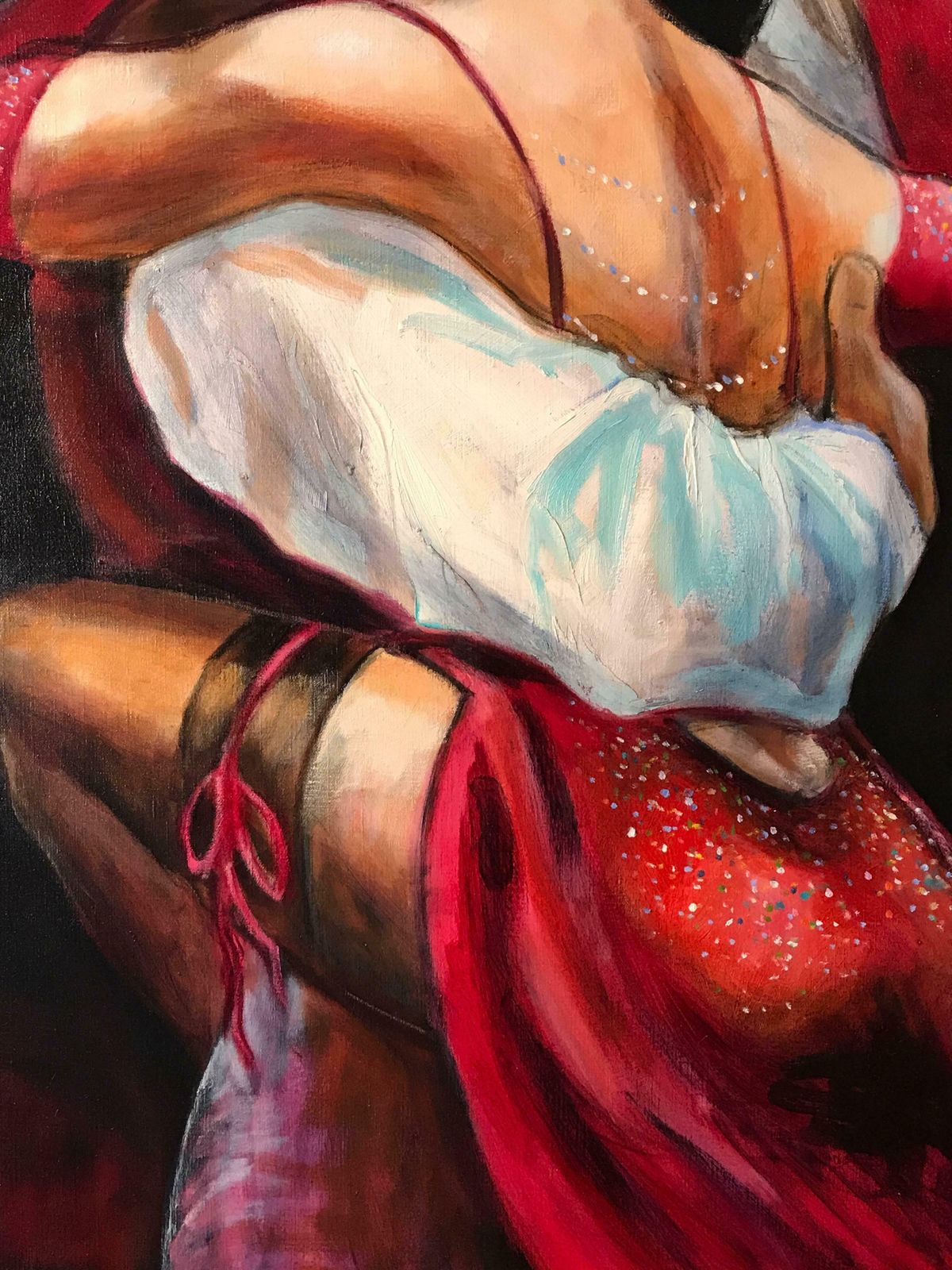 Neil Wardlethe Tango Oil Paintingc.2000 photo for sale