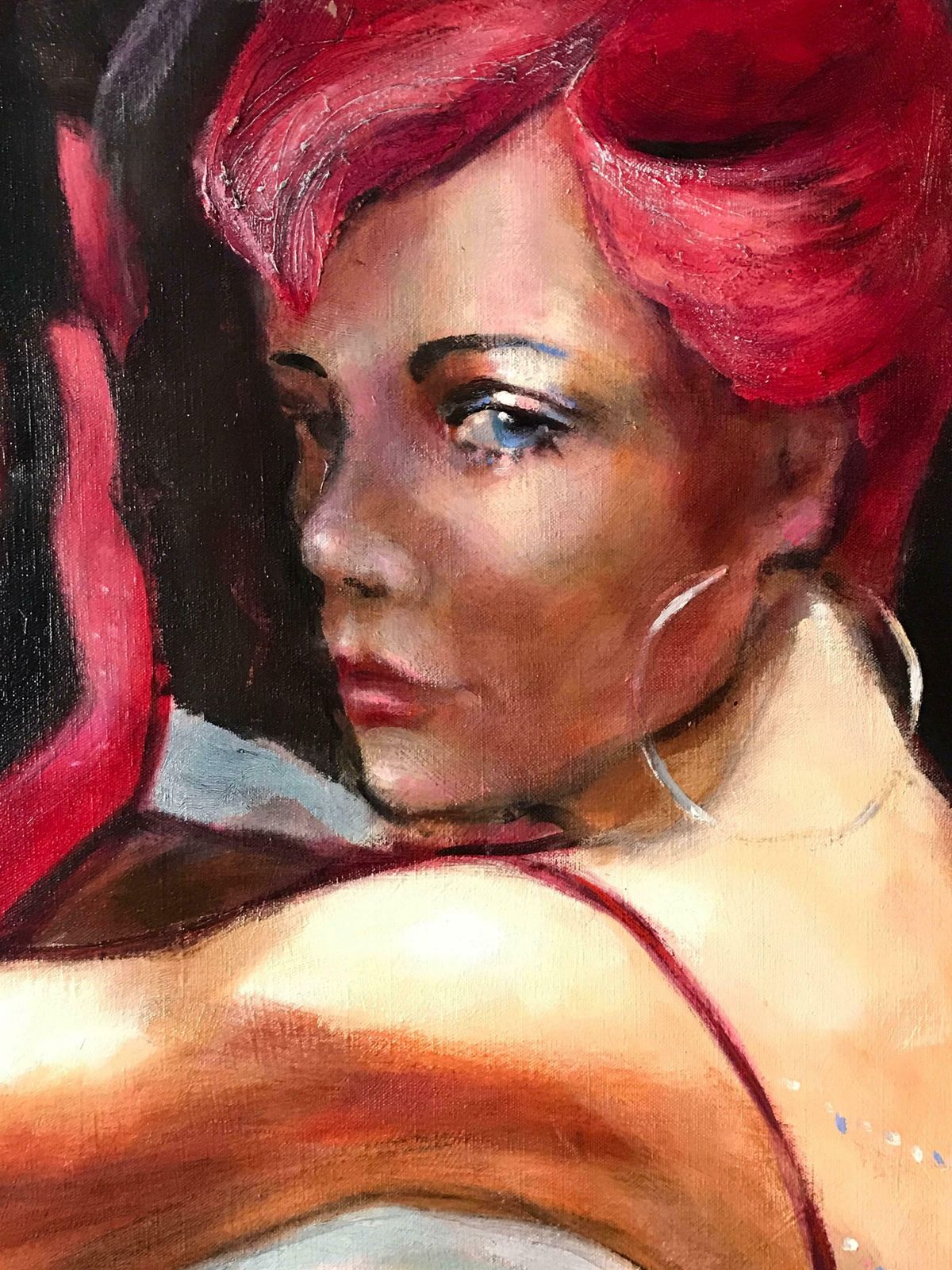 Neil Wardlethe Tango Oil Paintingc.2000 photo Art