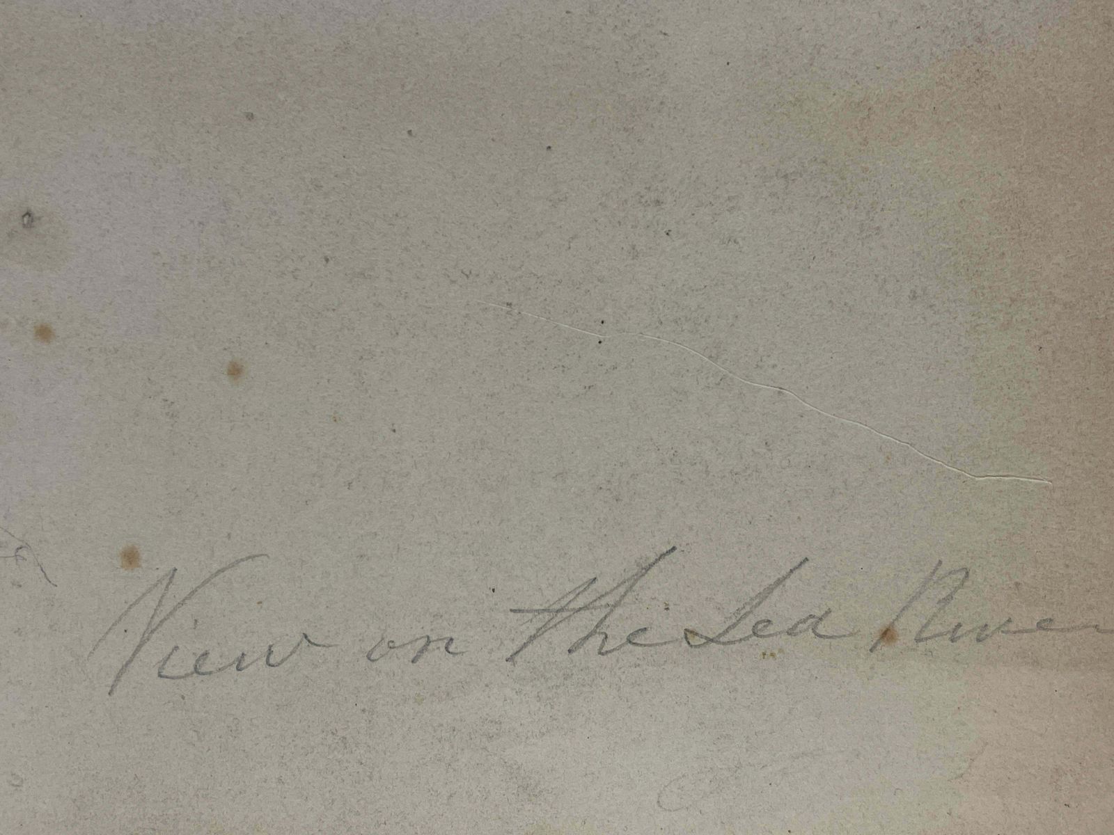 photo furniture Early 19th Century Watercolour, Young Anglers On River Lea, Fine Landscapec. 1830's