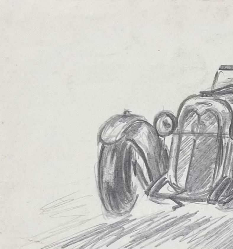 K.B. White1935 Auburn 851 Sc Boattail Speedster Concept Pencil Illustrationearly 20th Century photo for sale