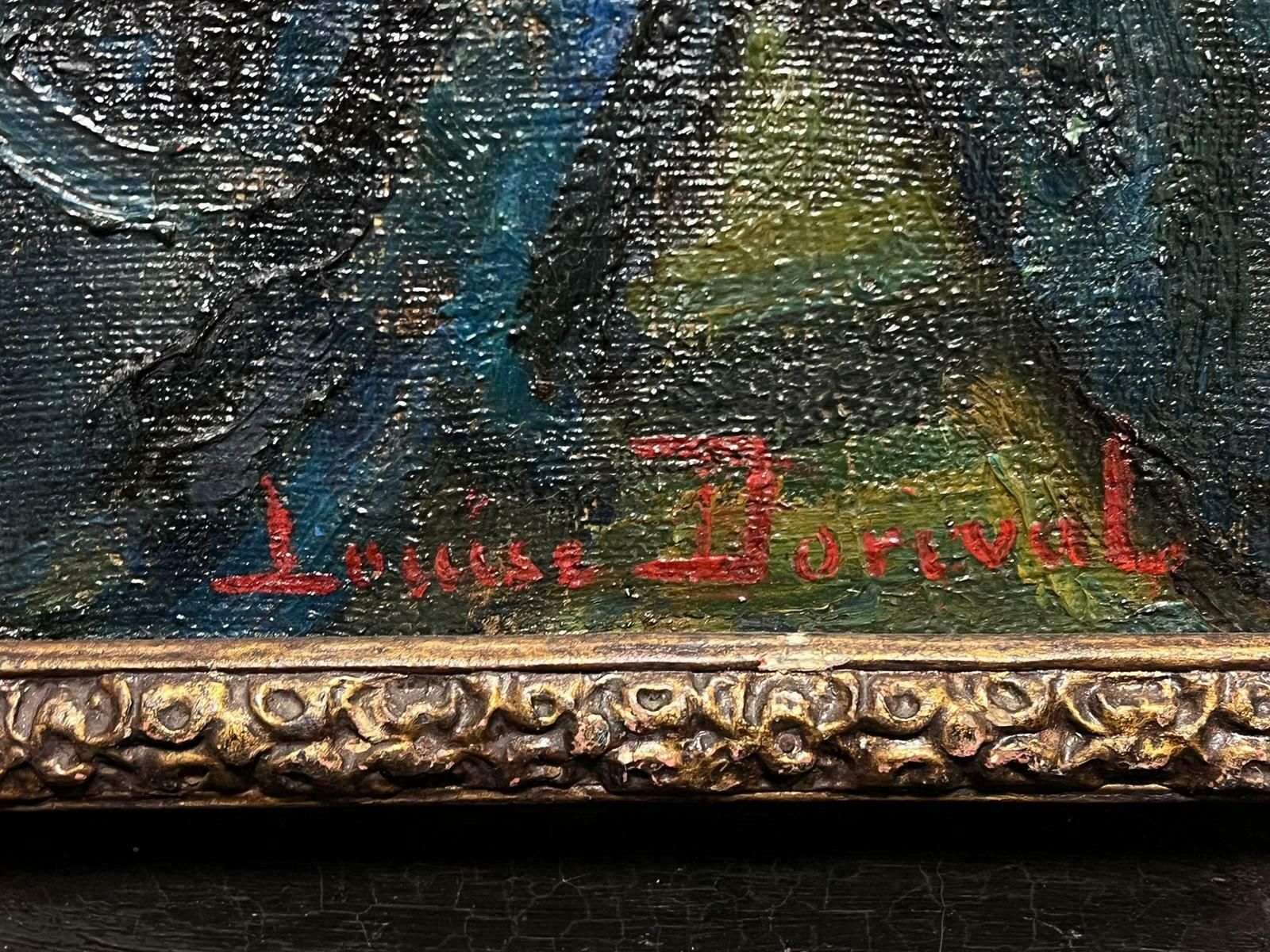Louise Derival1900's French Post Impressionist Signed Oil Female Artist Still Life Objects1900's photo buy