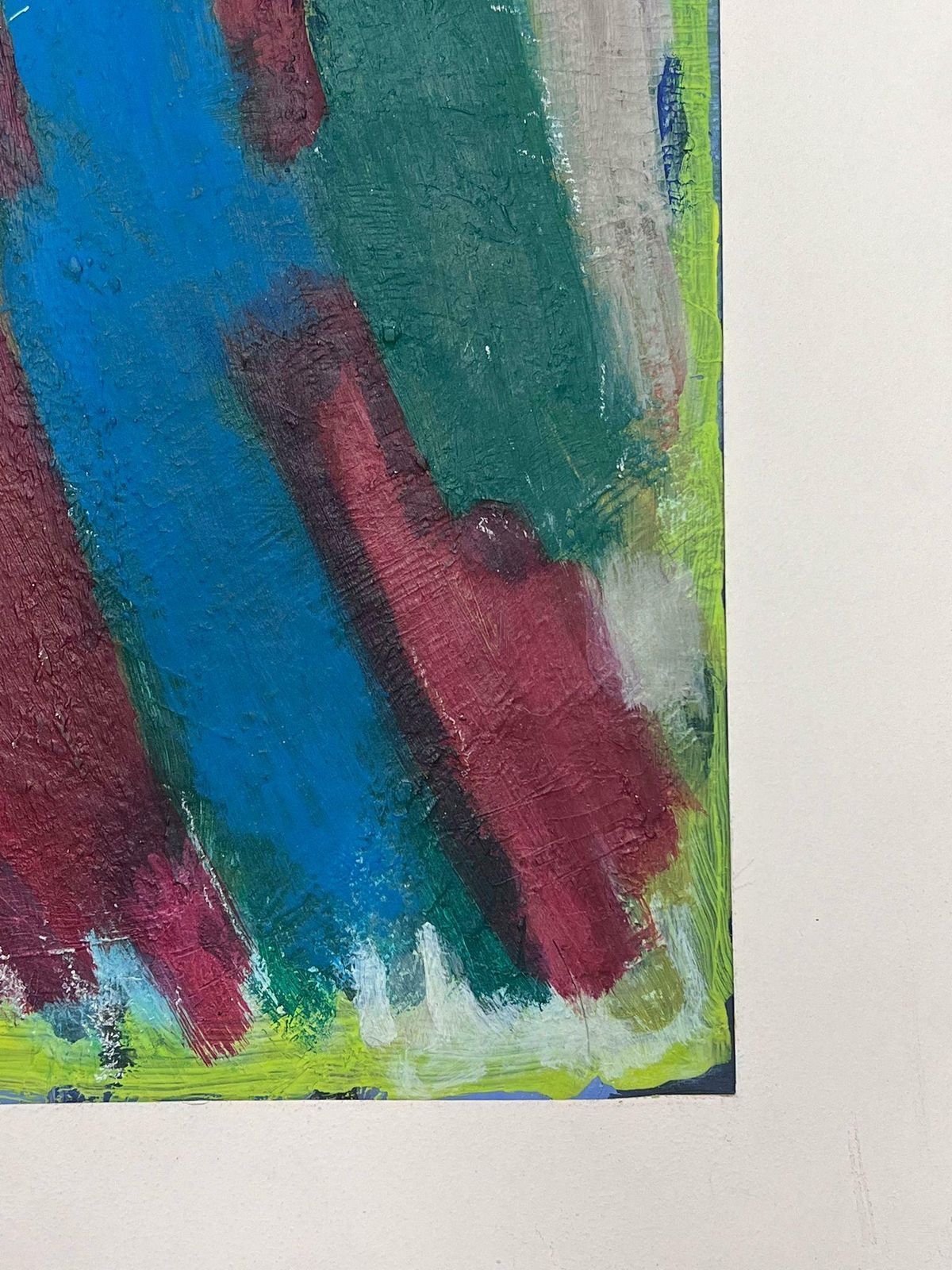 Andre Guilloufrench Expressionist Abstract 20th Century Oil Painting Blaze Of Colors photo for sale