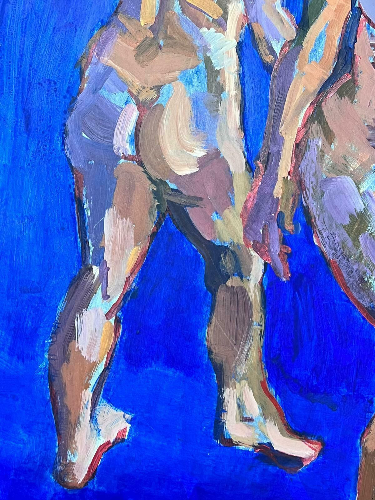 Helen Greenfieldthree Nude Ladies Large British Modernist Contemporary Oil Painting photo buy