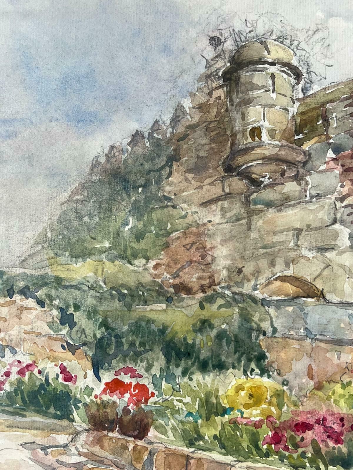 Jean Laforguemid 20th Century French Post Impressionist Painting Walled Garden photo Art