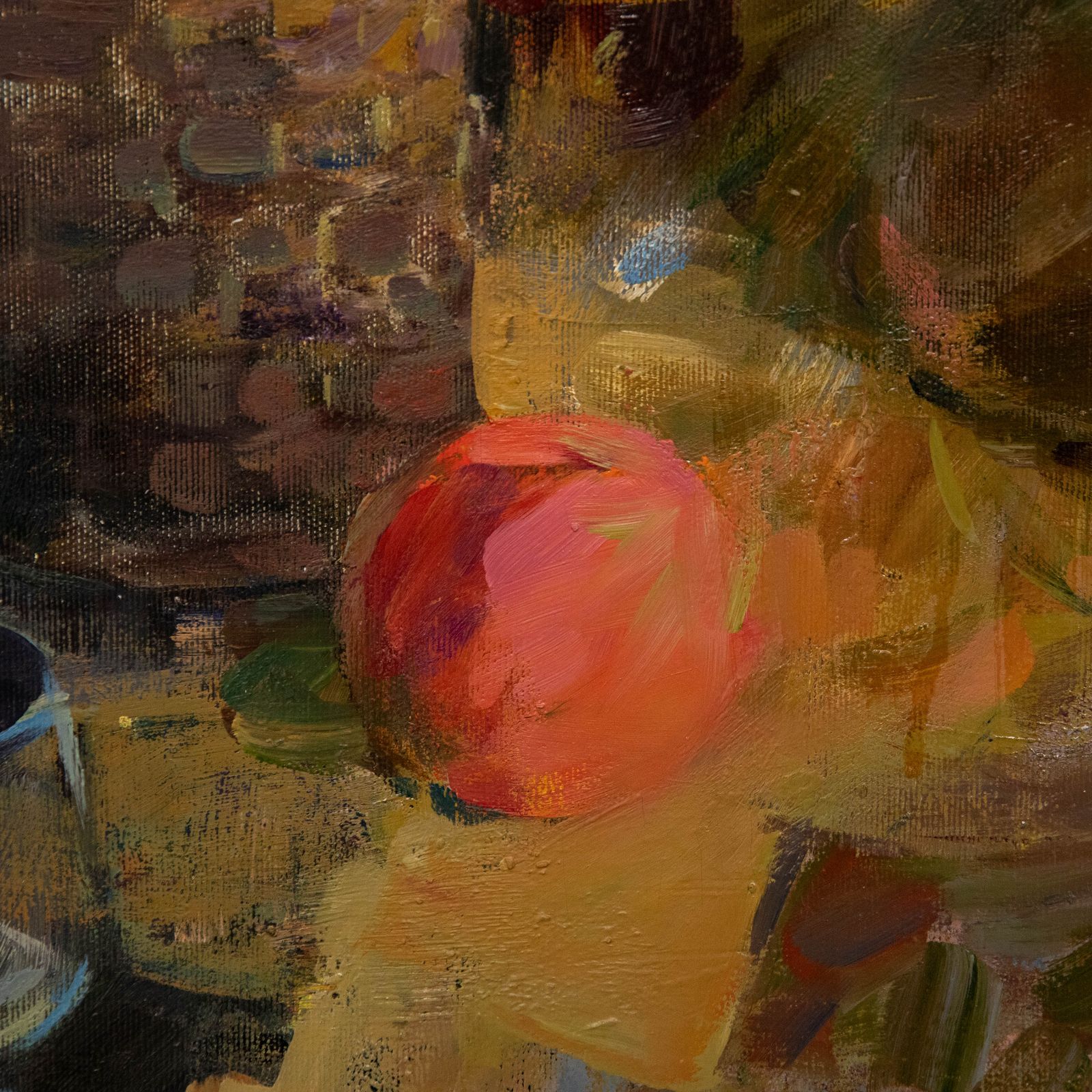 Sergey Kovalenko (B.1980)  2020 Oil, Bottles And Fruit photo Art