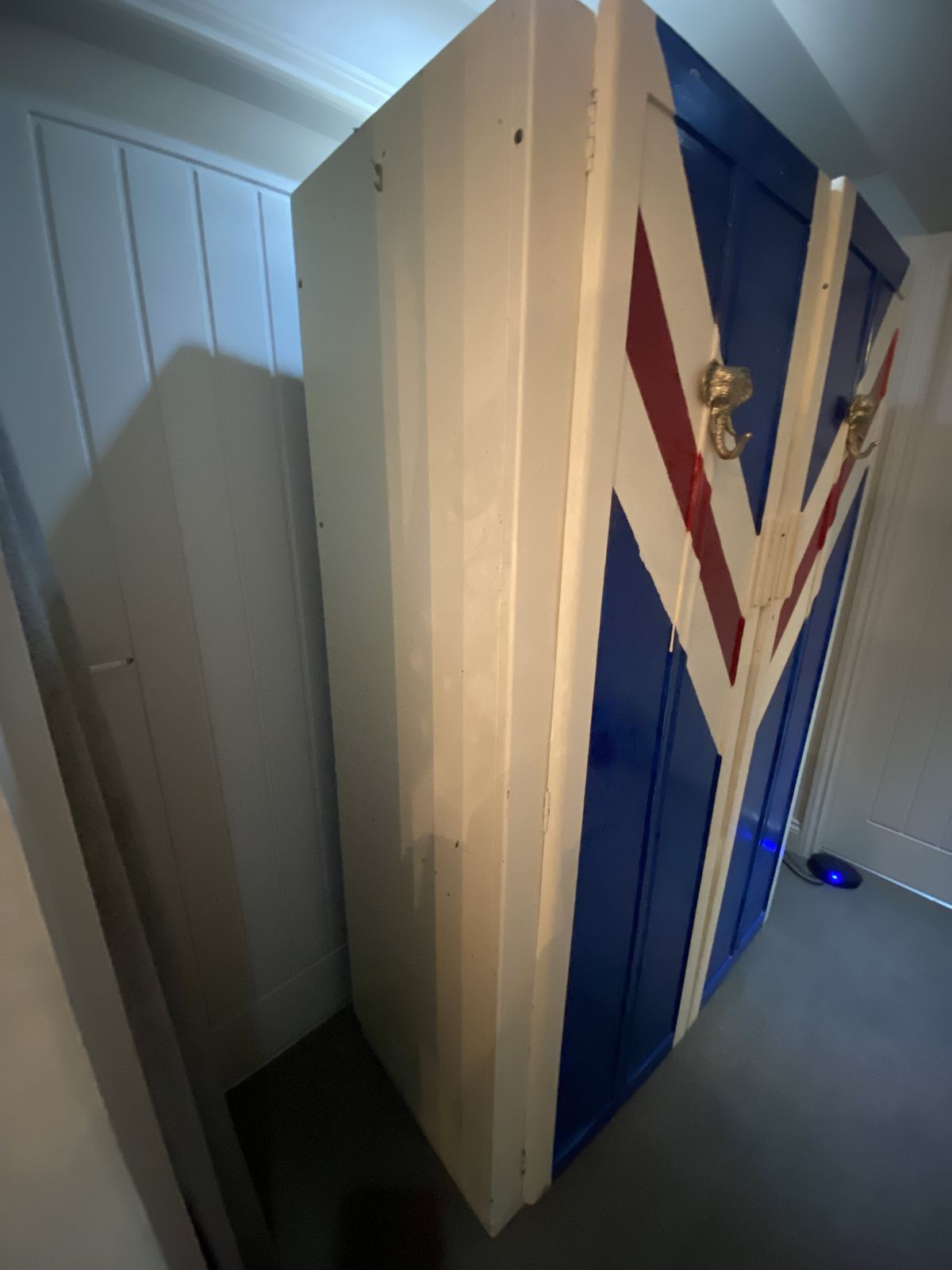 Furniture Wardrobe   Hand Painted By Local Artist With Union Jack Design photo