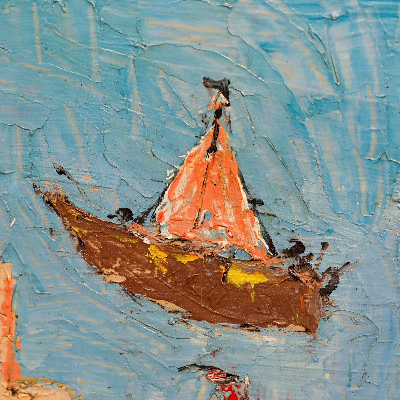 Follower Of Henryk Gotlib  1967 Oil, Leaving The Harbour photo 350.0