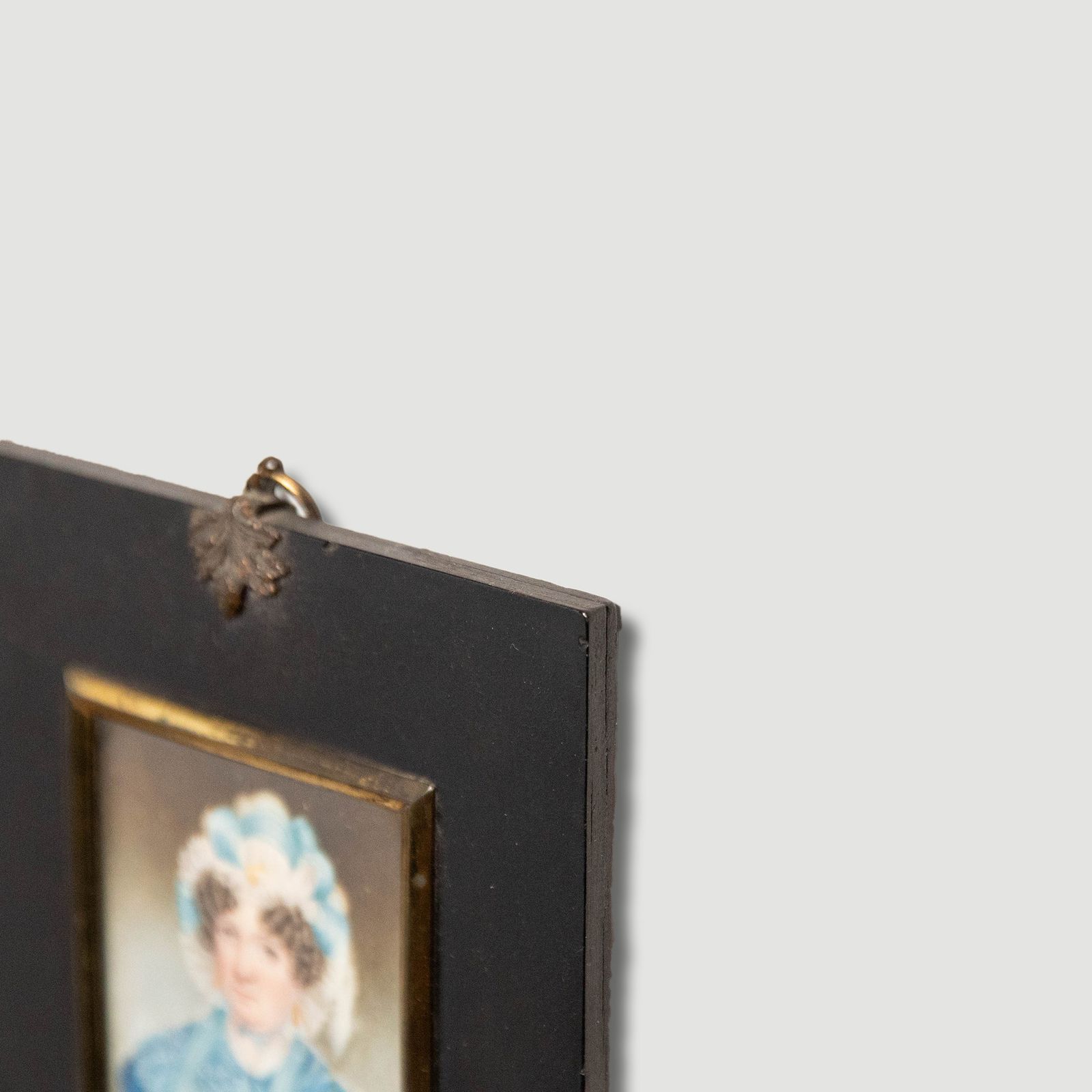 Early 19th Century English School Portrait Miniature Georgian Lady In Blue photo 328.0