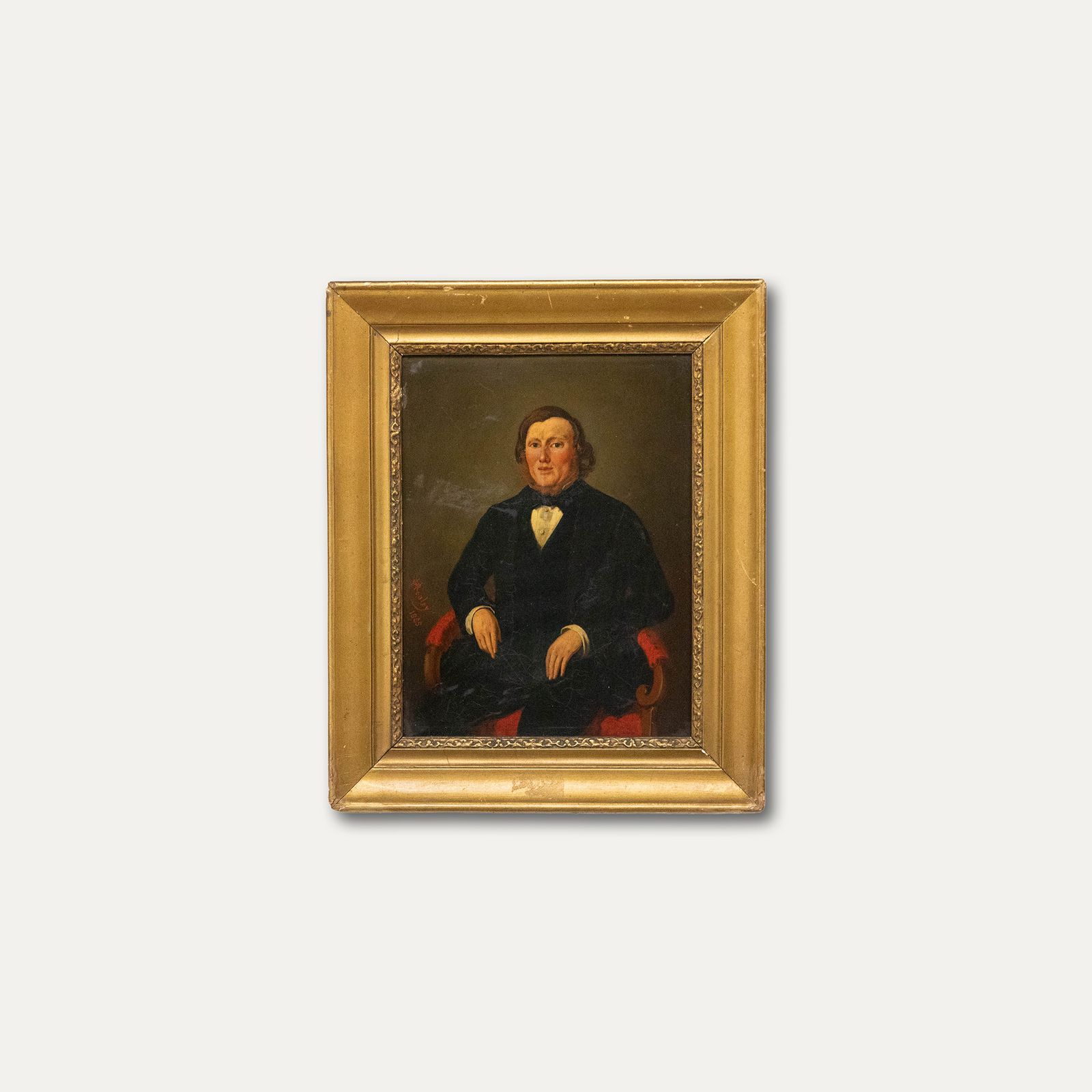 G. R. Healey C.1855 Oil, Portrait Of William King photo buy