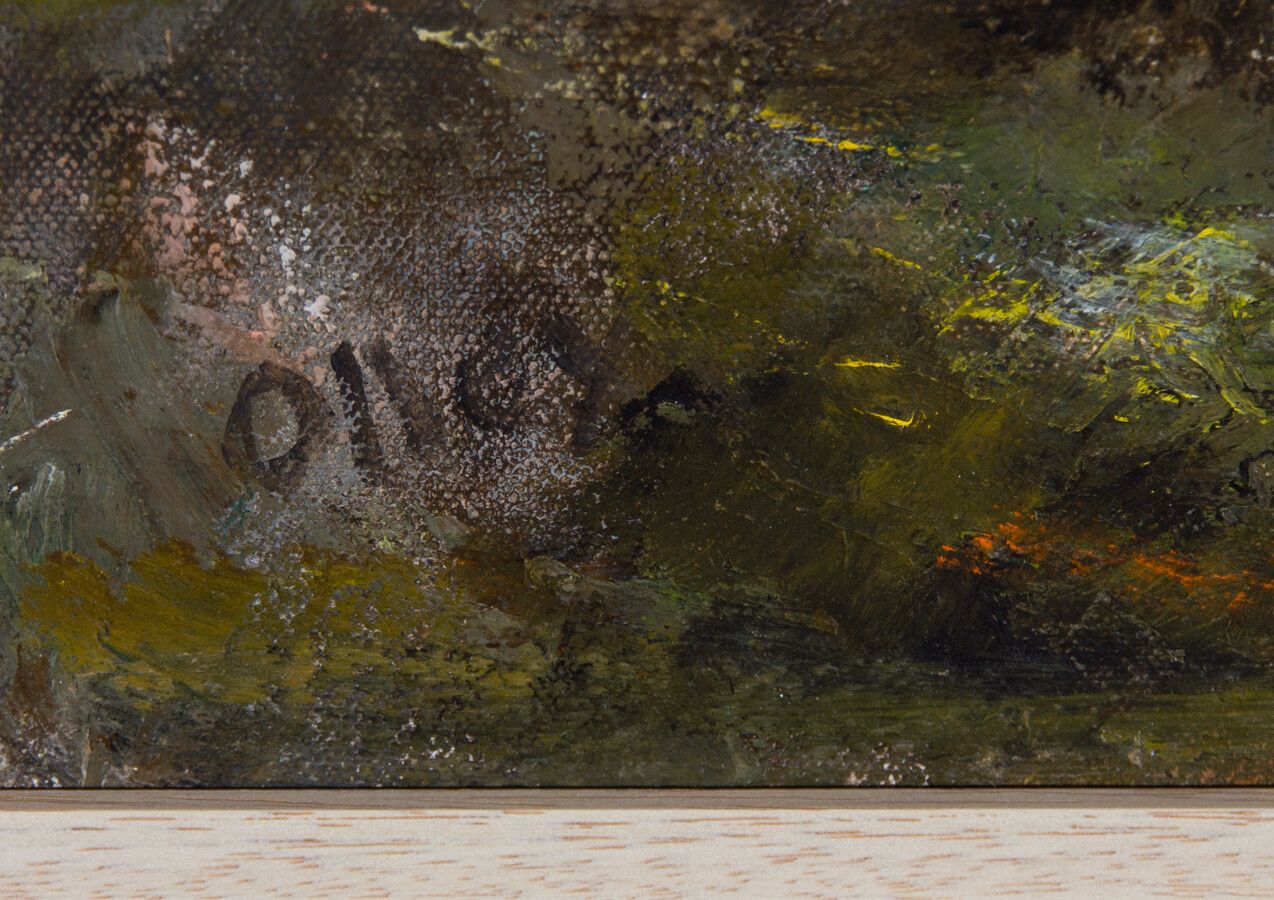 Ronald Olley (B.1923) Signed & Framed C. 2000 Oil, Horses Slain In Mud photo 346.0