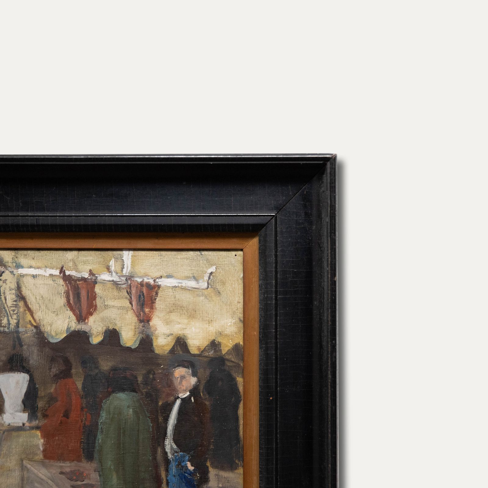 Edna S. Rose  1947 Oil, Fresh Eels At The Fish Market photo 310.0