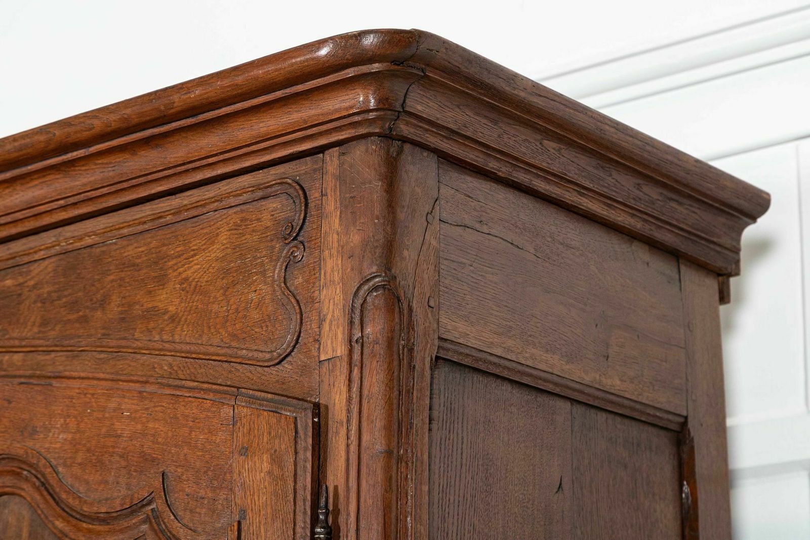 Furniture Large 19thc French Oak Armoire photo