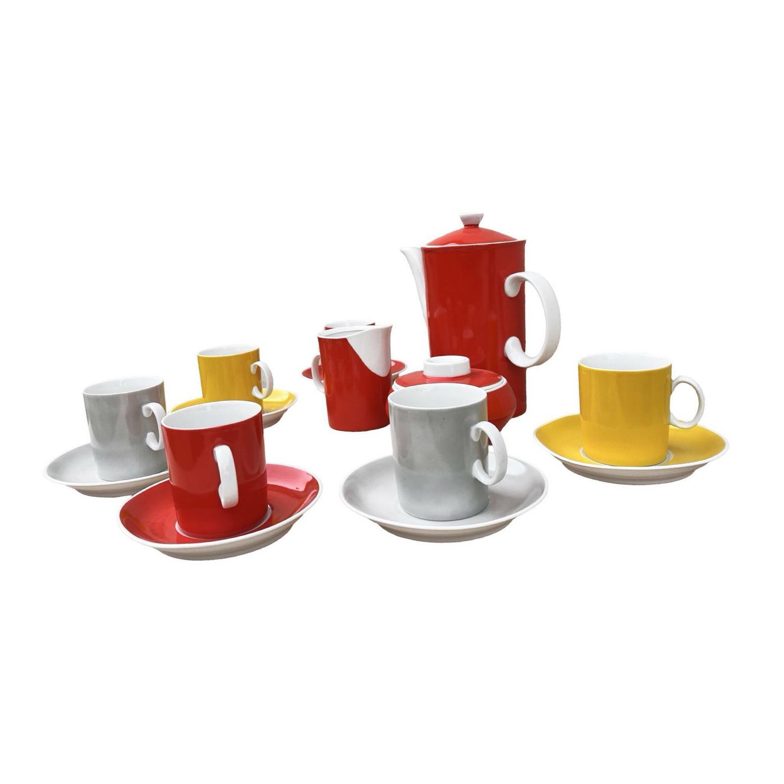 Coffee Service For 6 People, Milo Designed By A. Sadulski, Karolina Table Porcelain Plant, photo 283.0