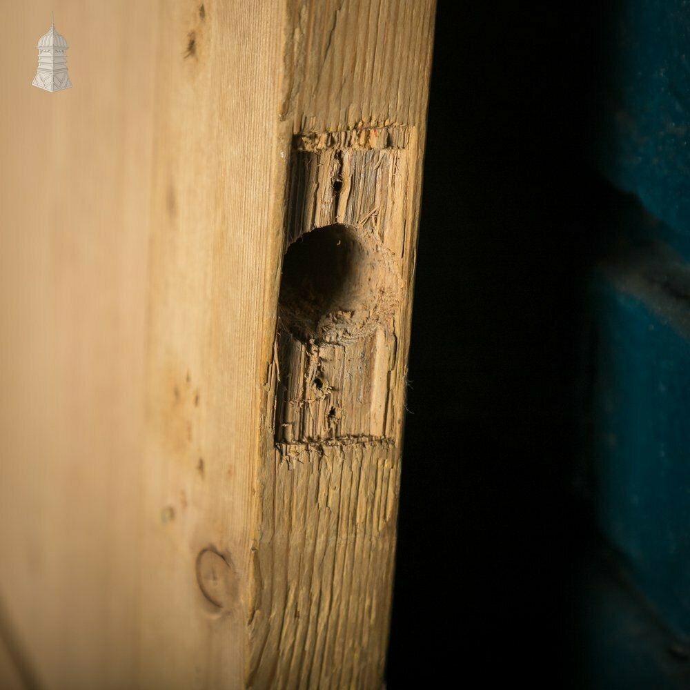 Pine Panelled Door, 4 Panel, Stop Chamfer Detail photo vinterior