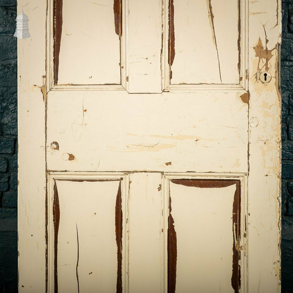 Pine Panelled Door, Moulded 4 Panel photo for sale