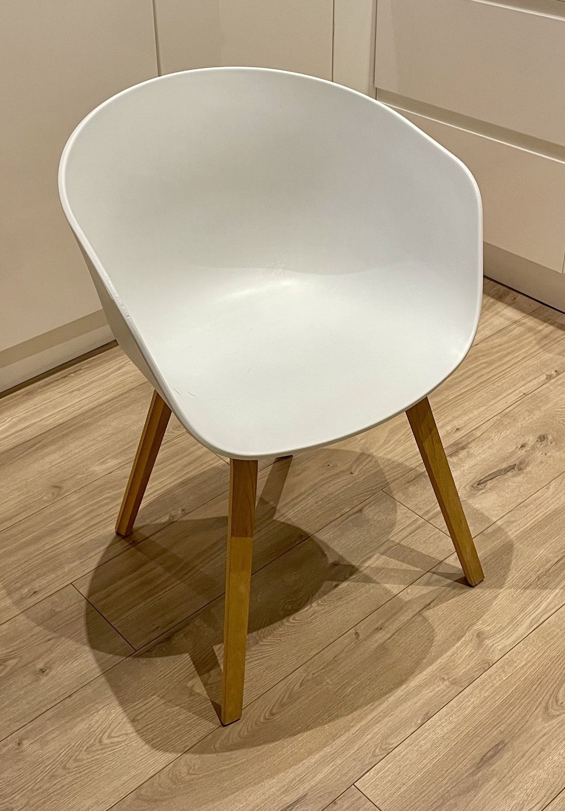 Hay   About A Chair Aac22 Armchair Plastic Material White / Recycled (X2) photo for sale