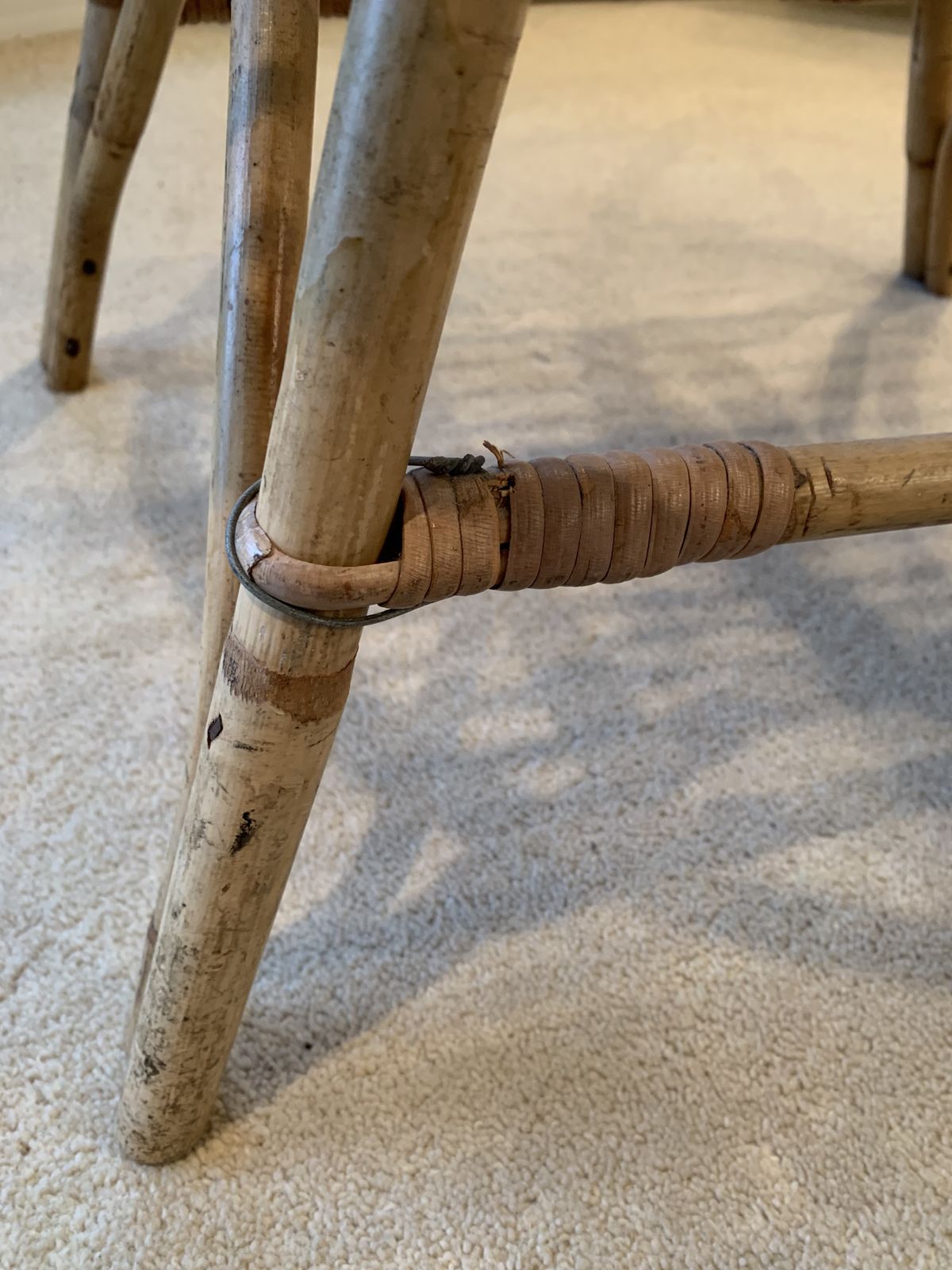 Original 60’s Bentwood Cane Chair photo Furniture