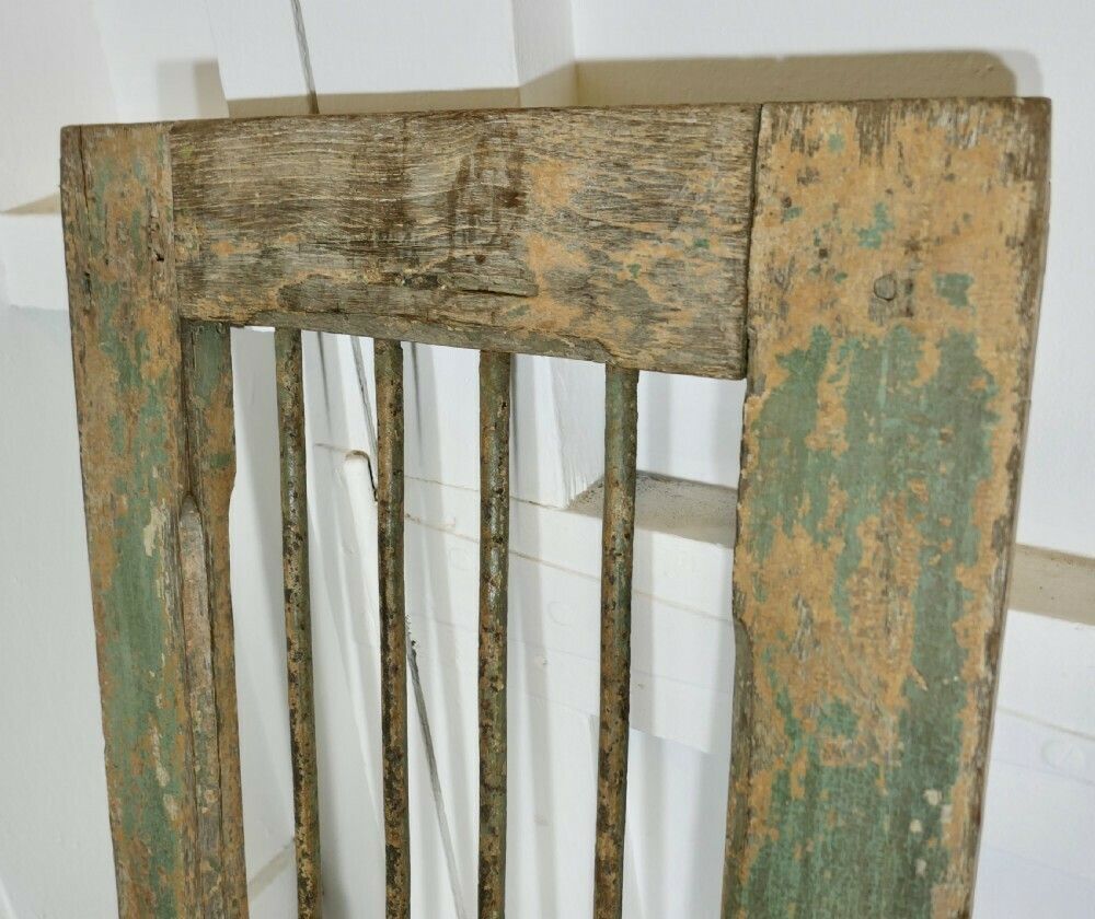 A Pair Of Antique Wood And Iron Window Shutters photo vinterior