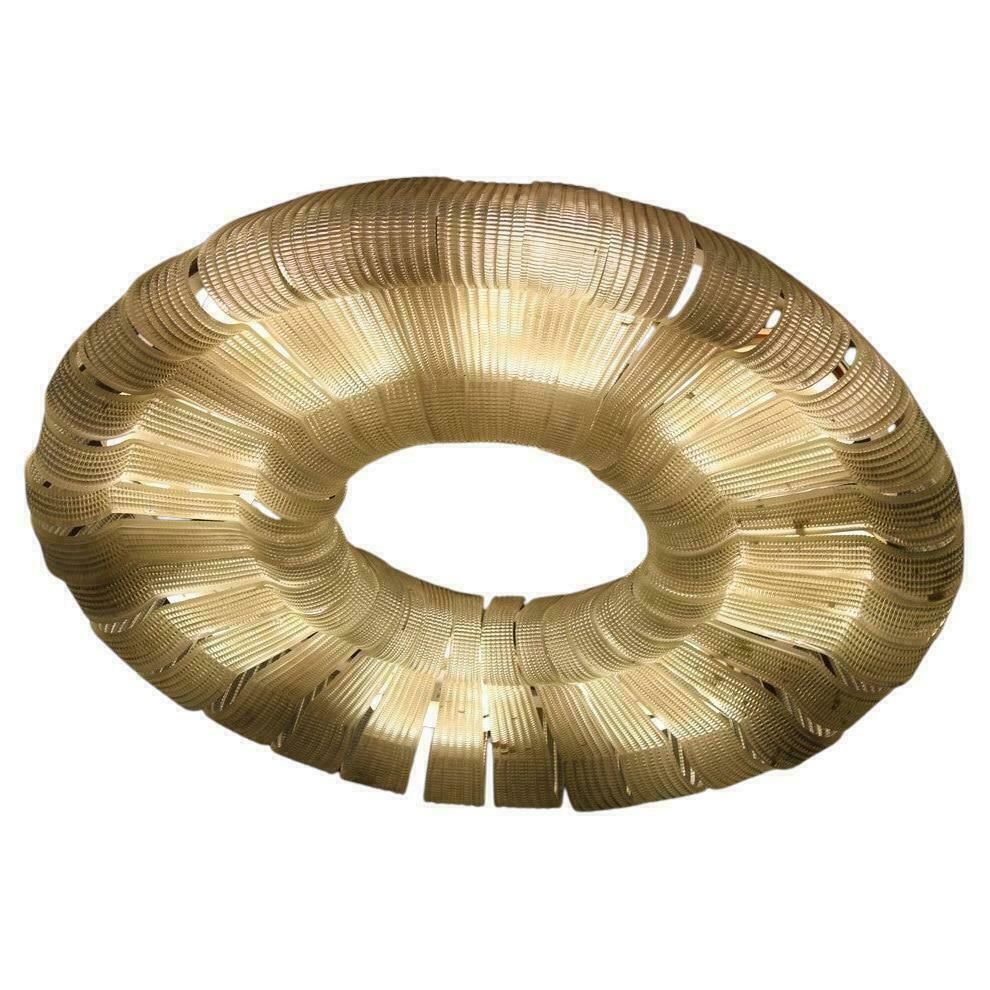 Large And Rare Murano Chandelier Venini Carlo Scarpa 1930 Donut Made In Italy photo furniture