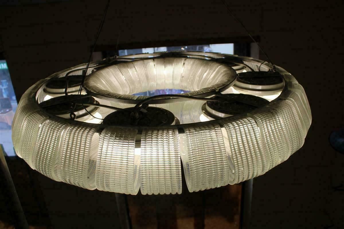 Large And Rare Murano Chandelier Venini Carlo Scarpa 1930 Donut Made In Italy photo 25000.0