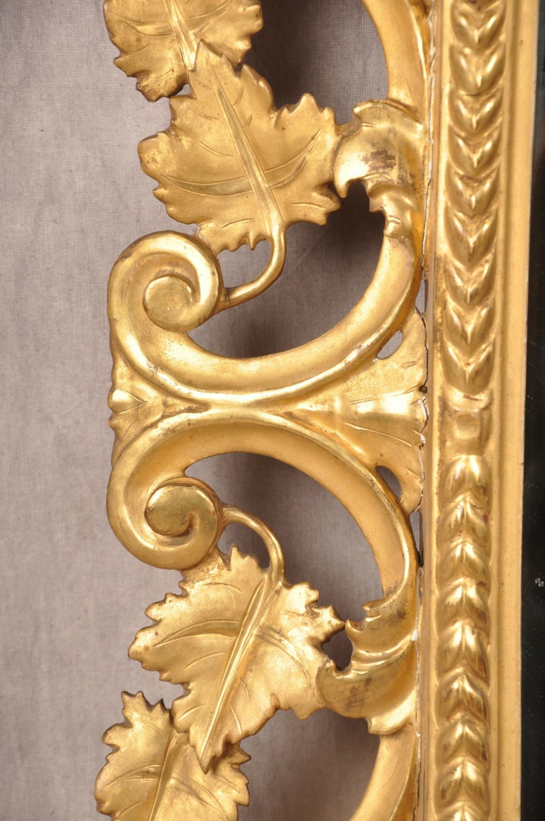 Large Early 19th Century Florentine Giltwood Mirror photo Home Decor