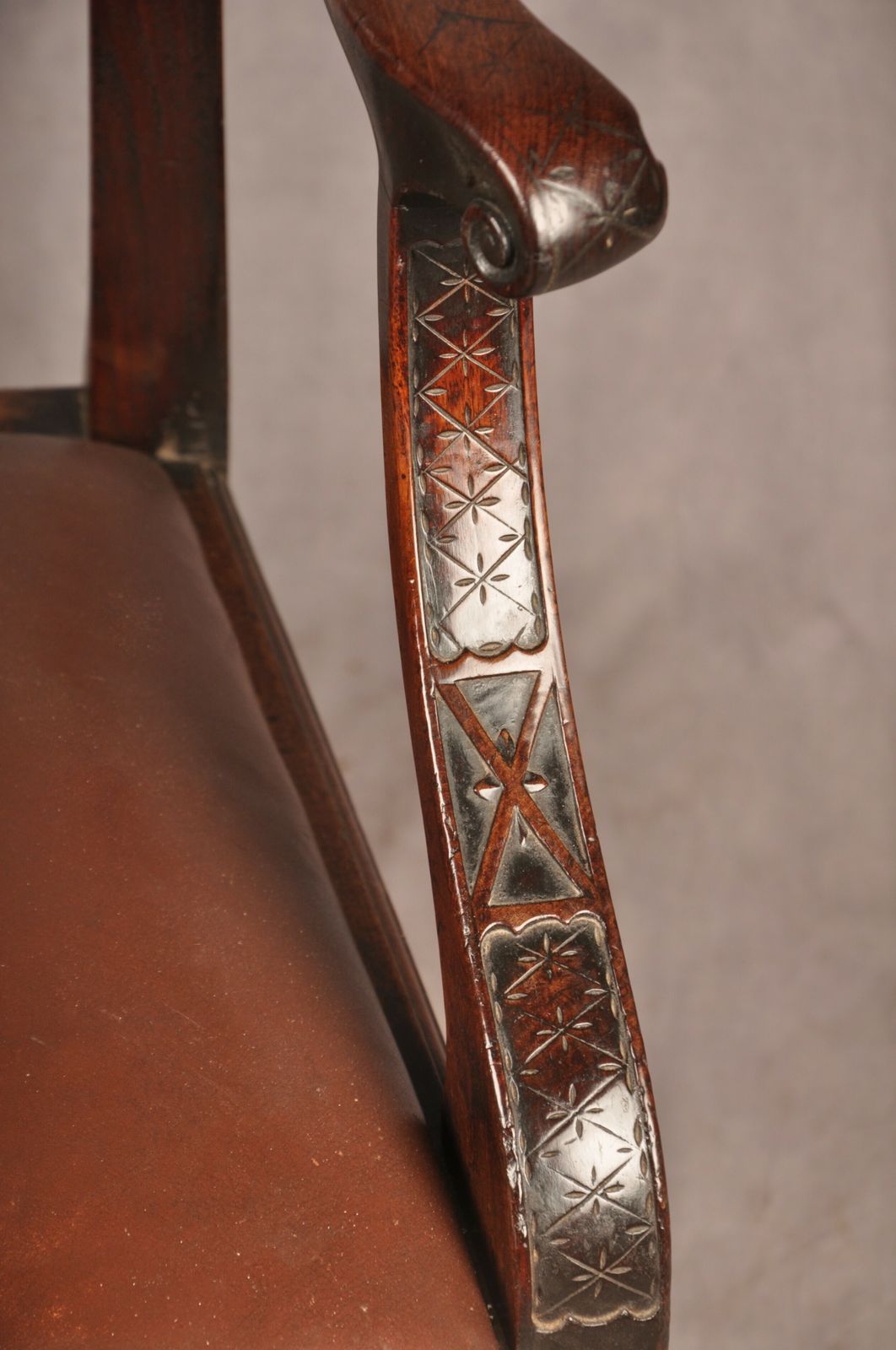 Fine 18th Century Mahogany Chippendale Armchair photo for sale