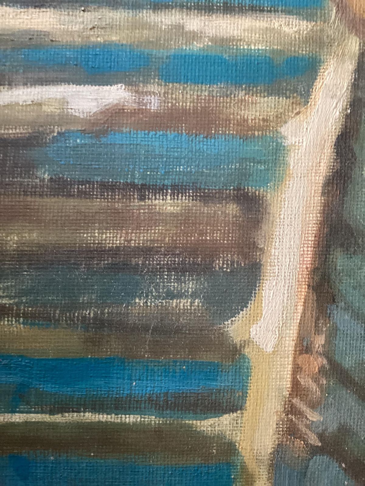 Olieverfchilderij van Toetanchamon door John Kemp, gedateerd 1972, olieverf op board, Oud-Egypte, kitsch jaren 1970 photo Kunst