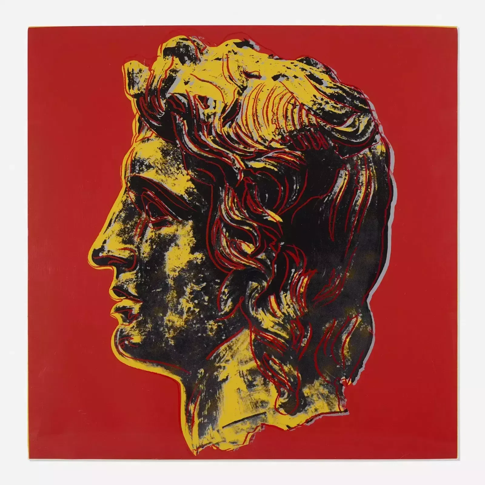 1986 Carnegie Museum Of Art After Andy Warhol, Alexander The Great Lithograph photo furniture