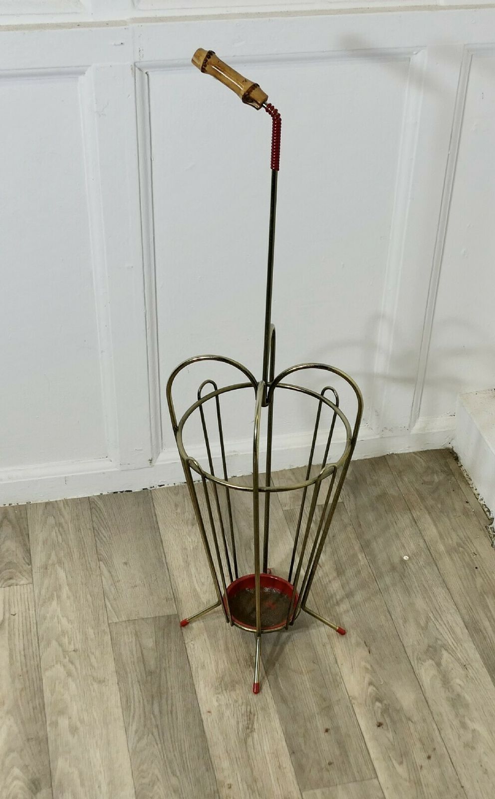 Umbrella Shaped Umbrella Stand, Retro Chic From The 1950s photo furniture