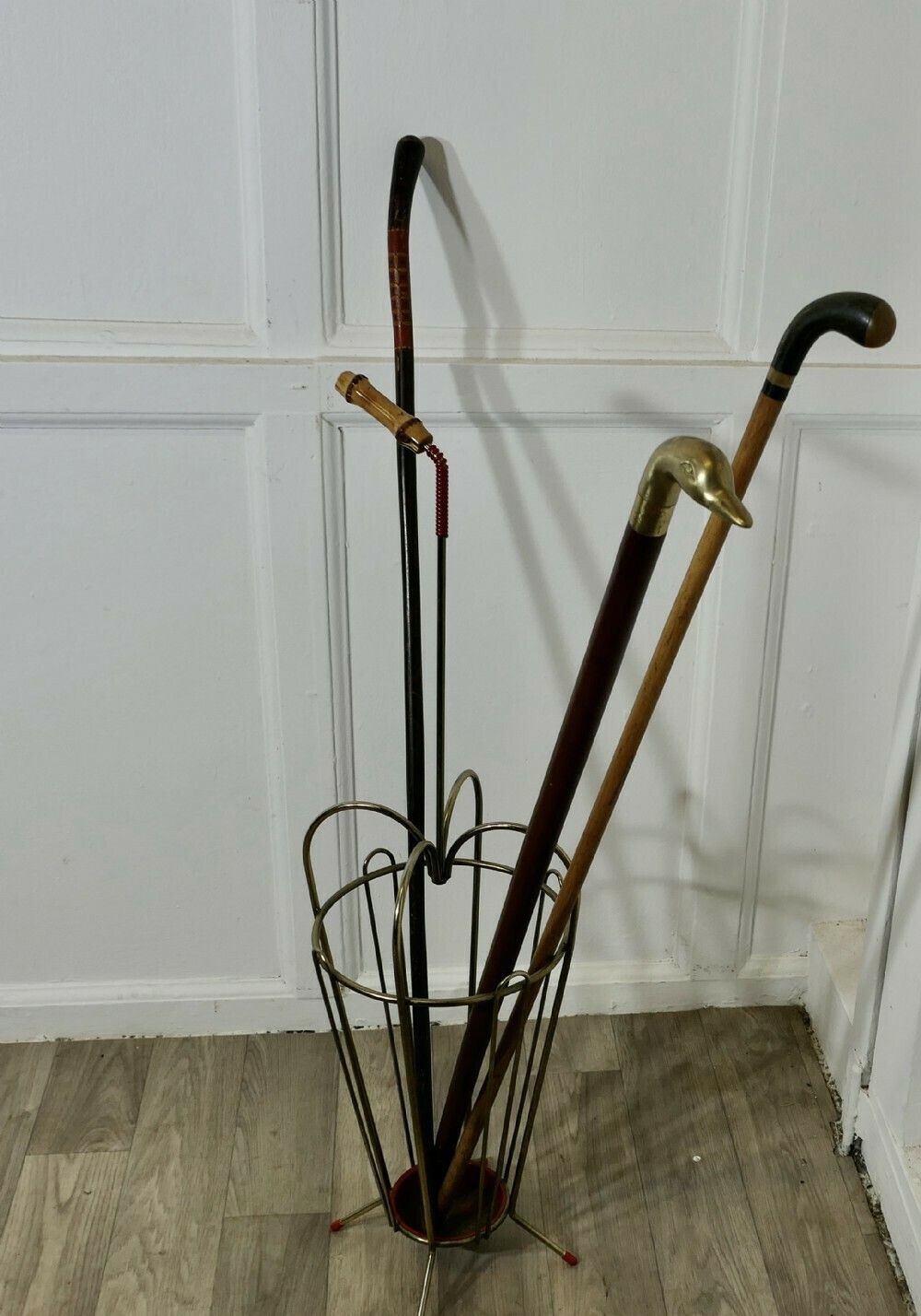 Umbrella Shaped Umbrella Stand, Retro Chic From The 1950s photo for sale