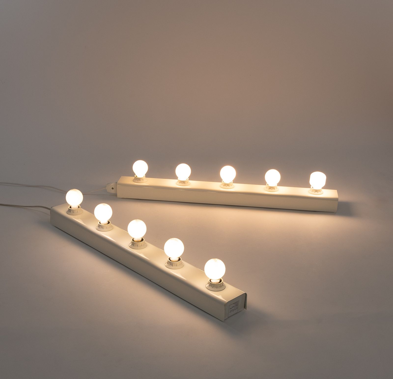 A Pair Of Wall Lamps Model 50 By Gino Sarfatti For Arteluce, 1968