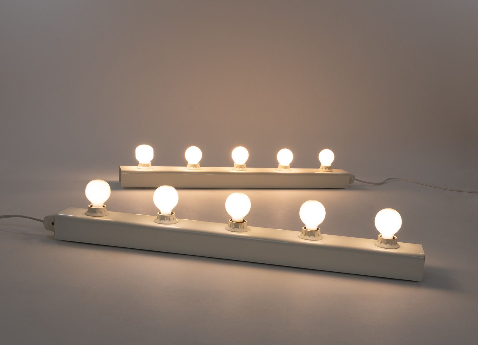 A Pair Of Wall Lamps Model 50 By Gino Sarfatti For Arteluce, 1968 photo for sale