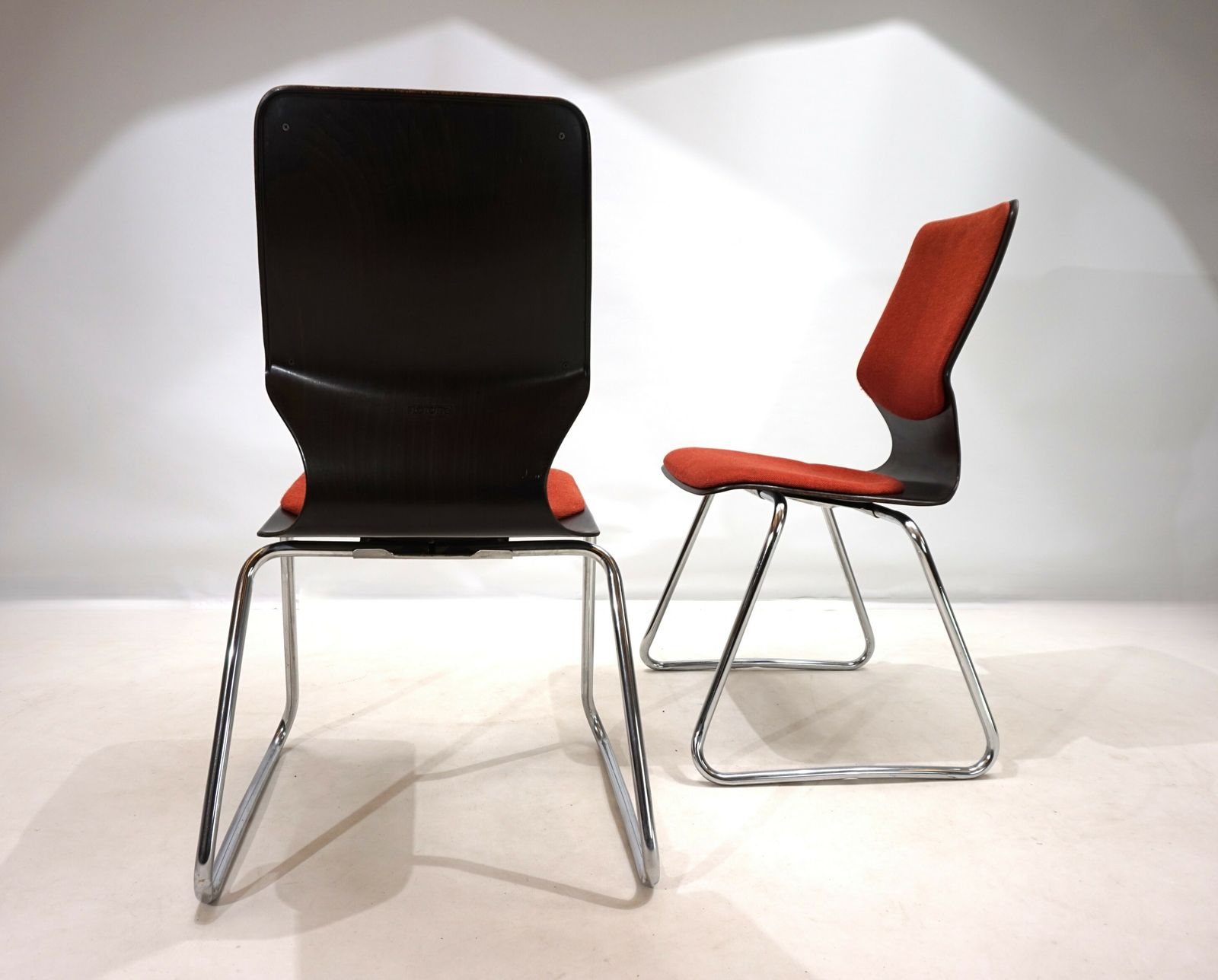 Flötotto Set Of 2 Pagwood Chairs By Elmar Flötotto photo Furniture