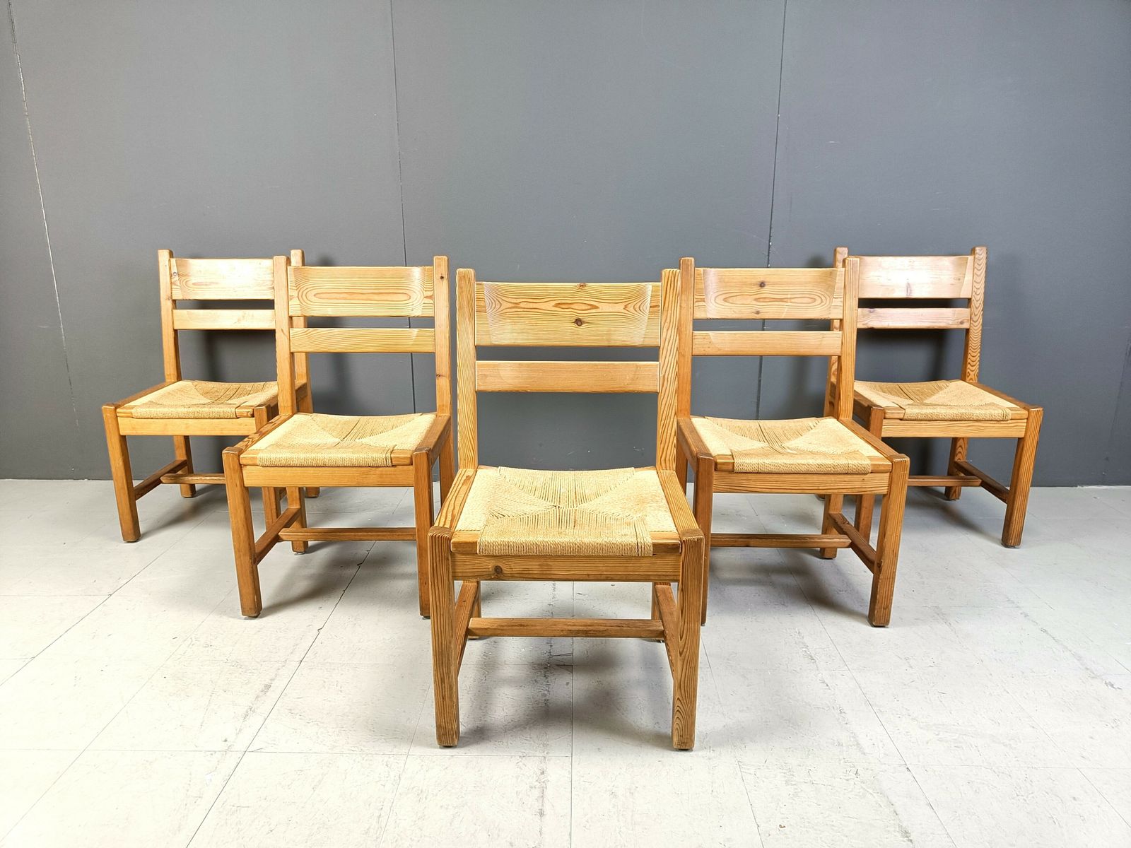 Set Of 5 Scandinavian Dining Chairs By Gm Mobler, 1960s