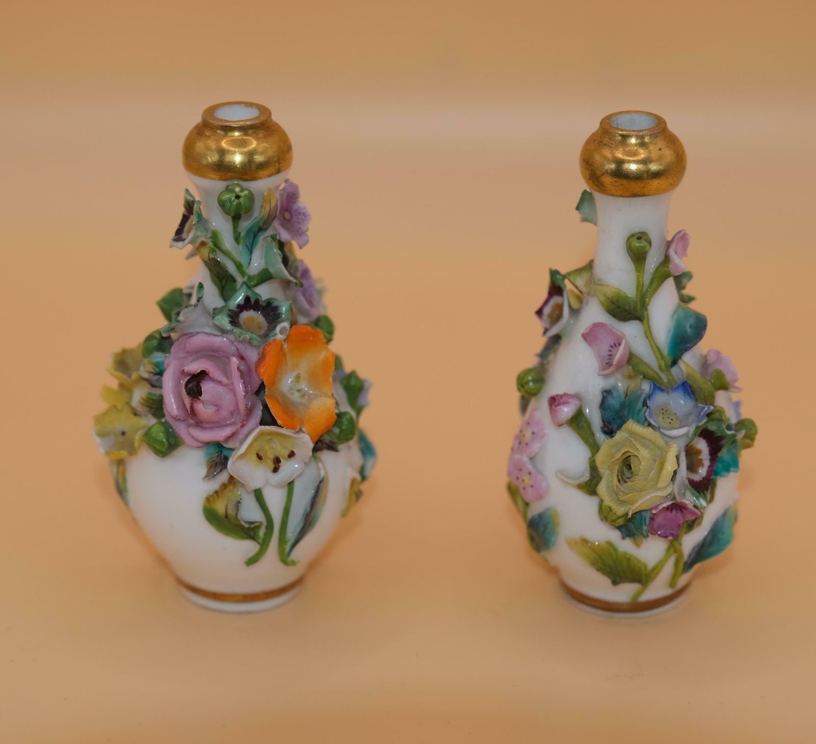 Coalbrookdale Porcelain Coalport Scent Bottles photo furniture