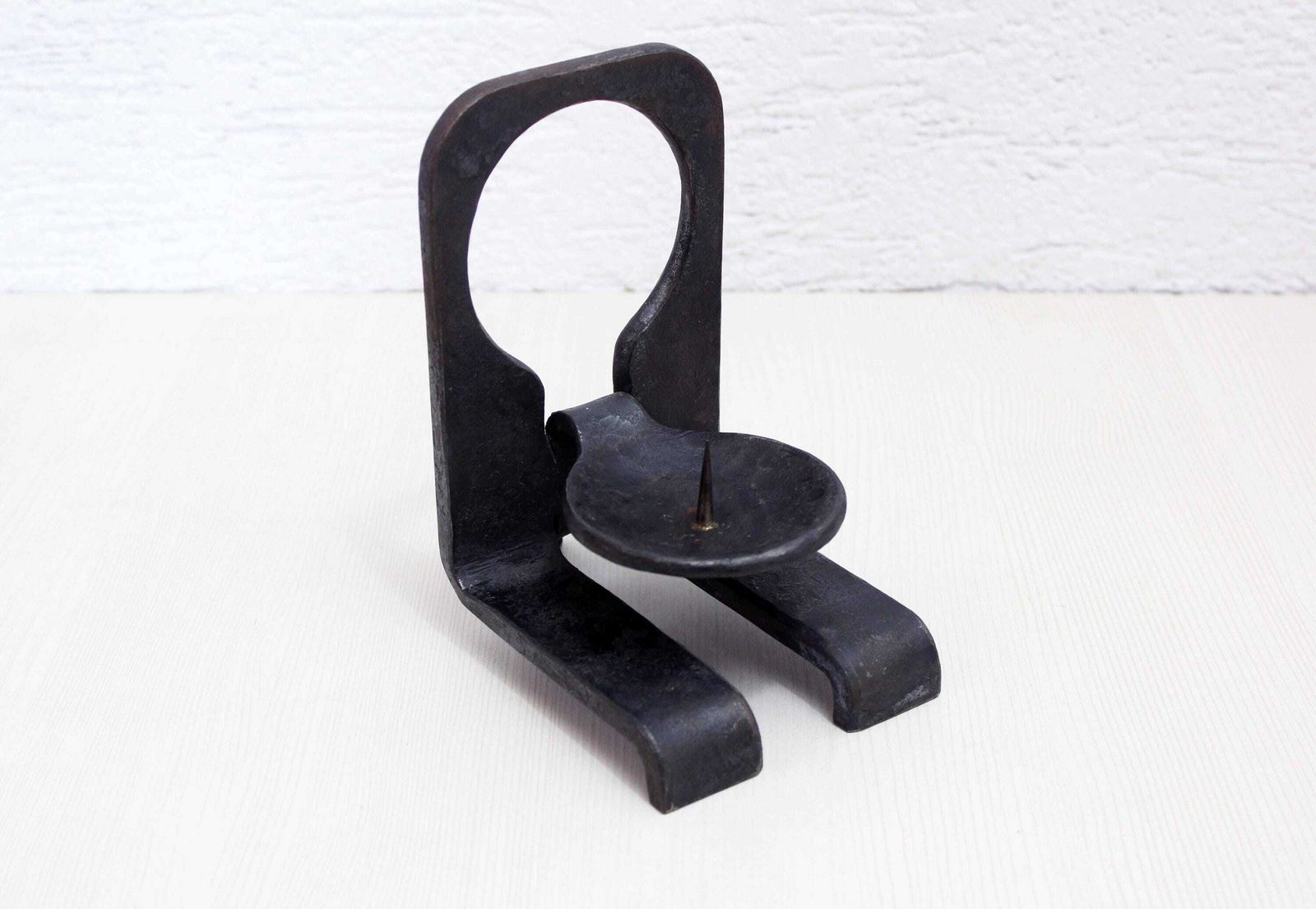 Beautiful Brutalist Candle Holder Made In The 70s/80s. photo furniture