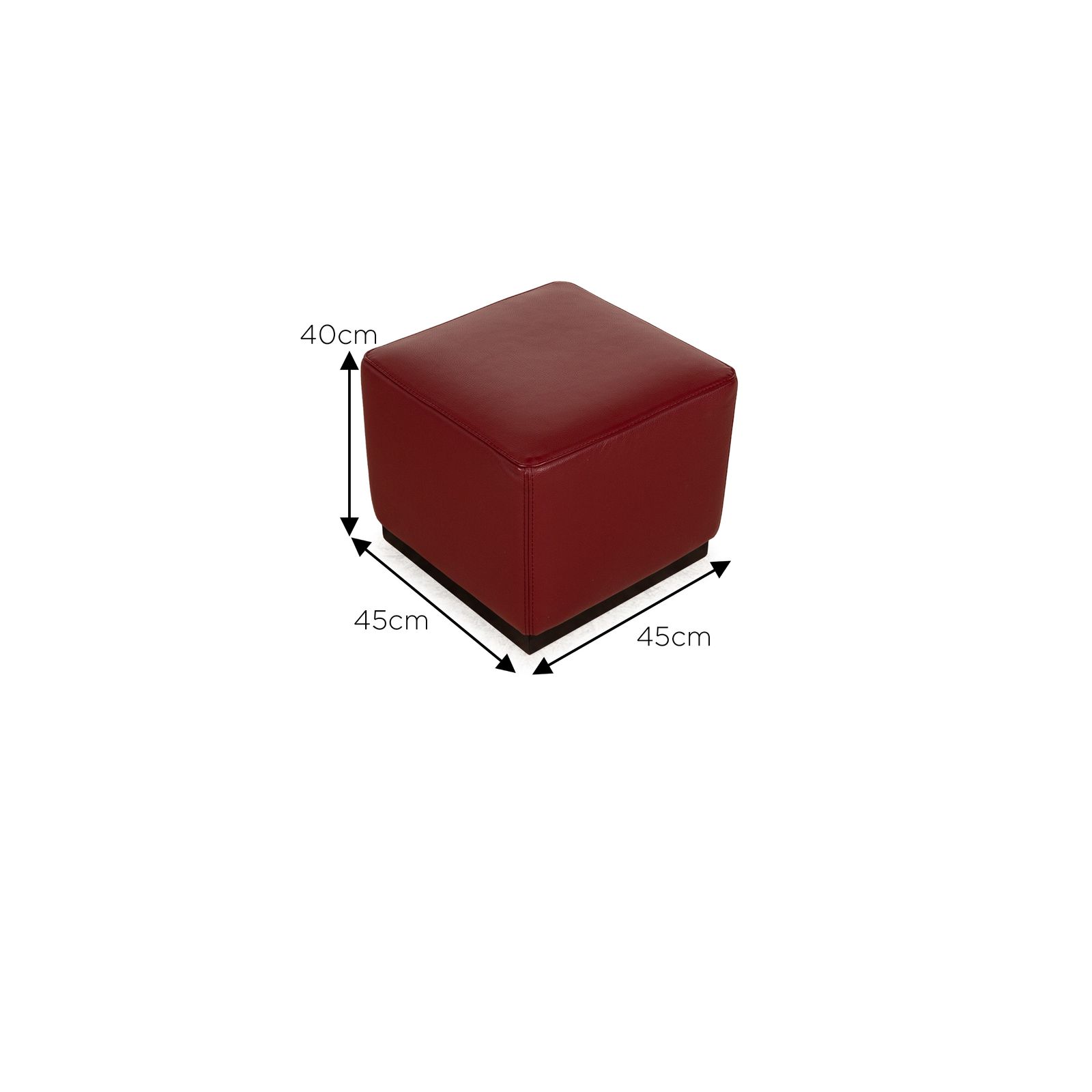 Ensemble de fauteuils Formenti Wave en cuir rouge photo for sale