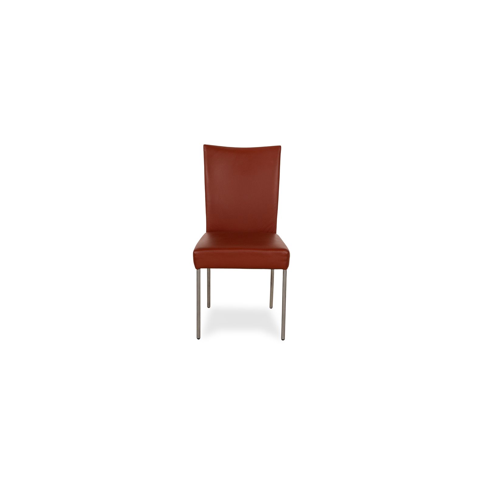 Set Of 6 Contur Penthouse Leather Chairs Brown photo vinterior