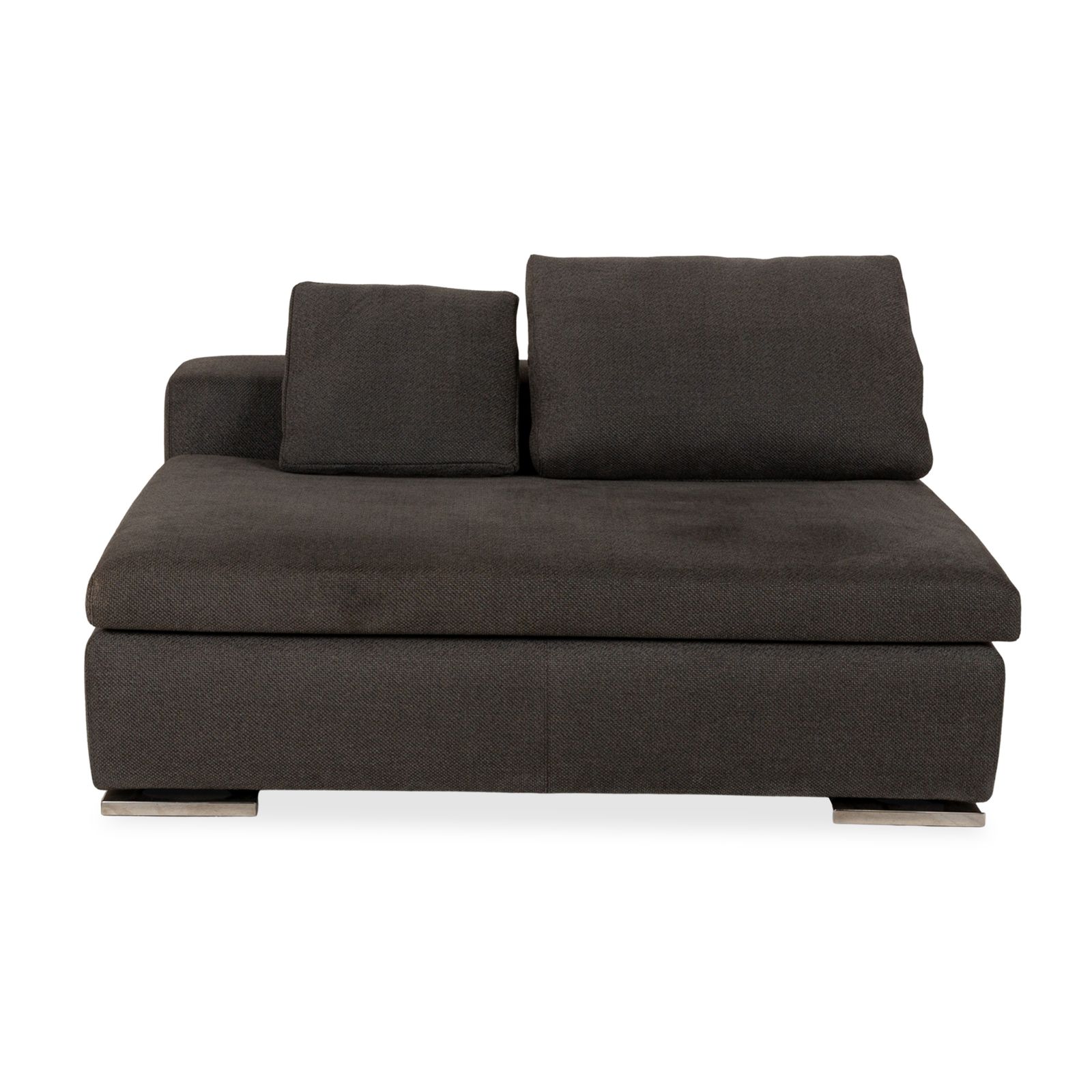 Canapé 2 places Minotti Moore en tissu gris