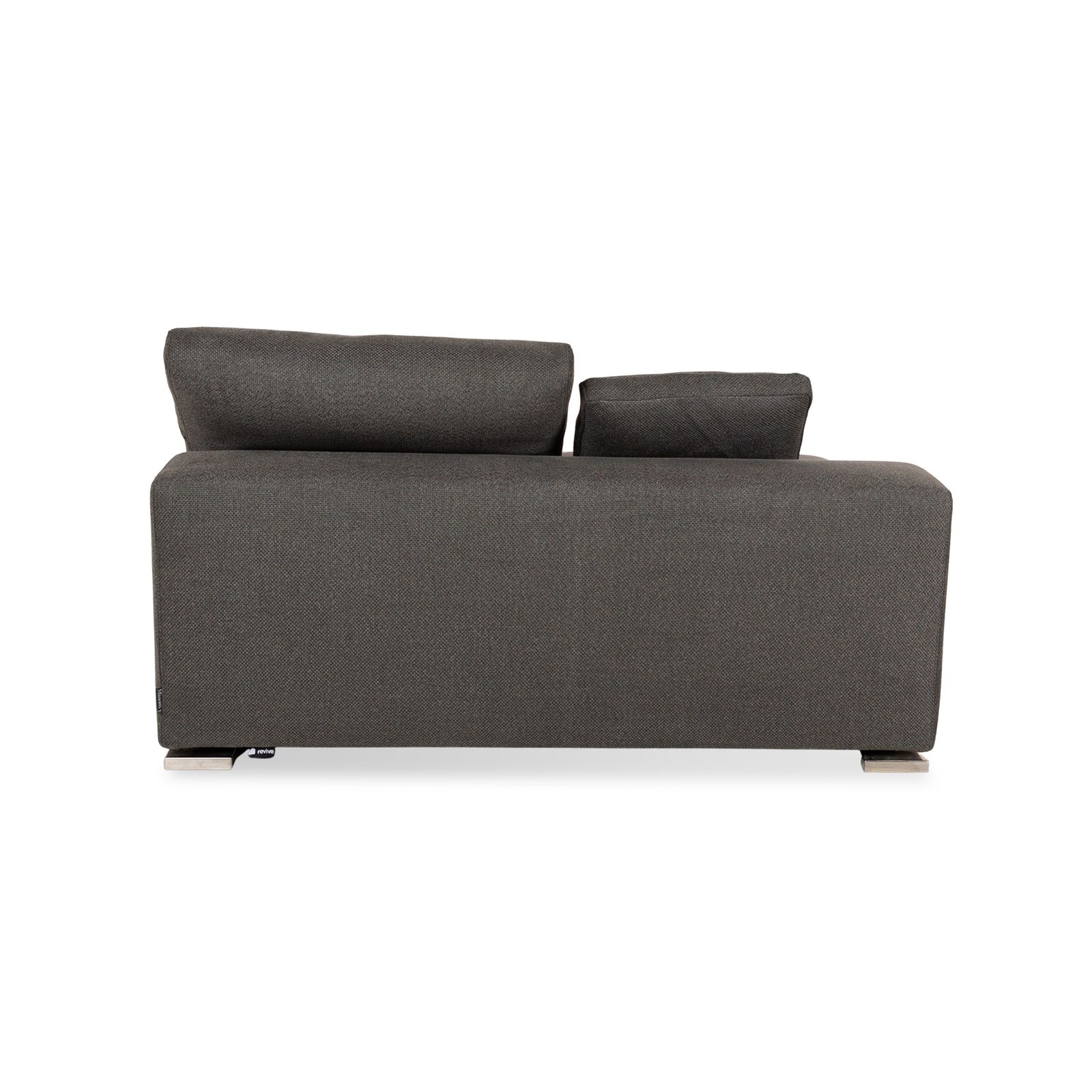 photo furniture Canapé 2 places Minotti Moore en tissu gris