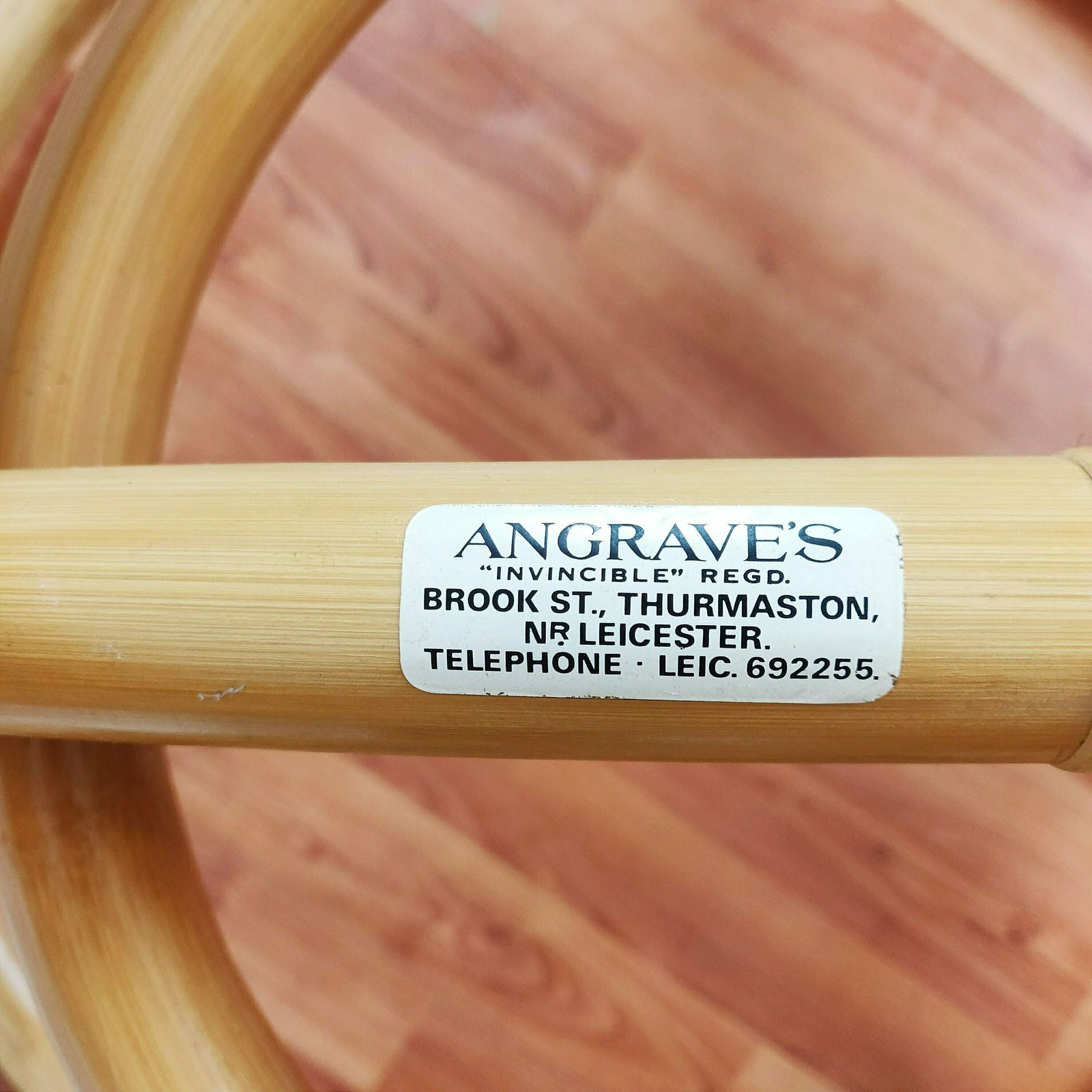 Original Angraves Vintage Bamboo Round Coffee Table, Boho Tiki Cane Glass Top Coffee Table 1970s photo furniture
