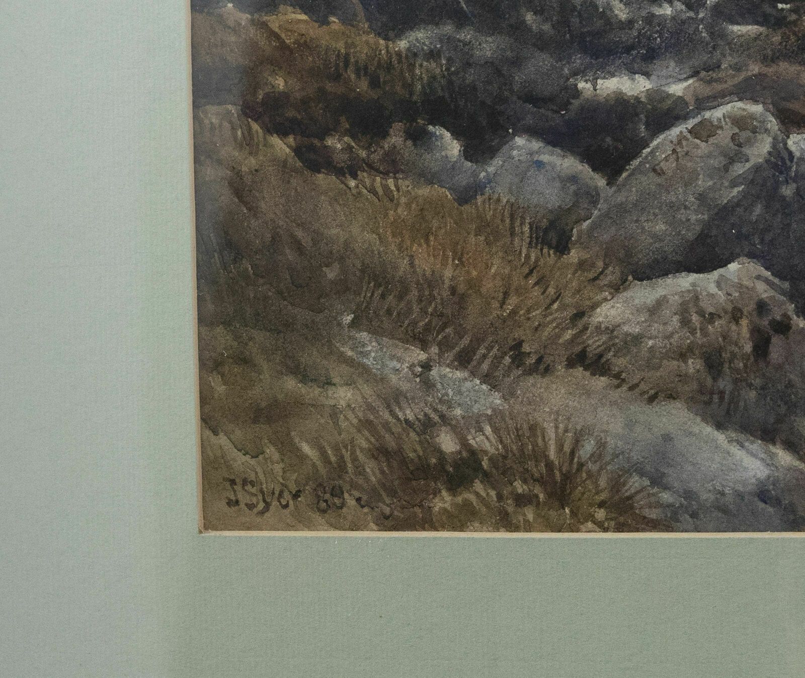John Syer Ri (1815 1885)   Framed Late 19th Century Watercolour, Rocky Landscape photo 261.0