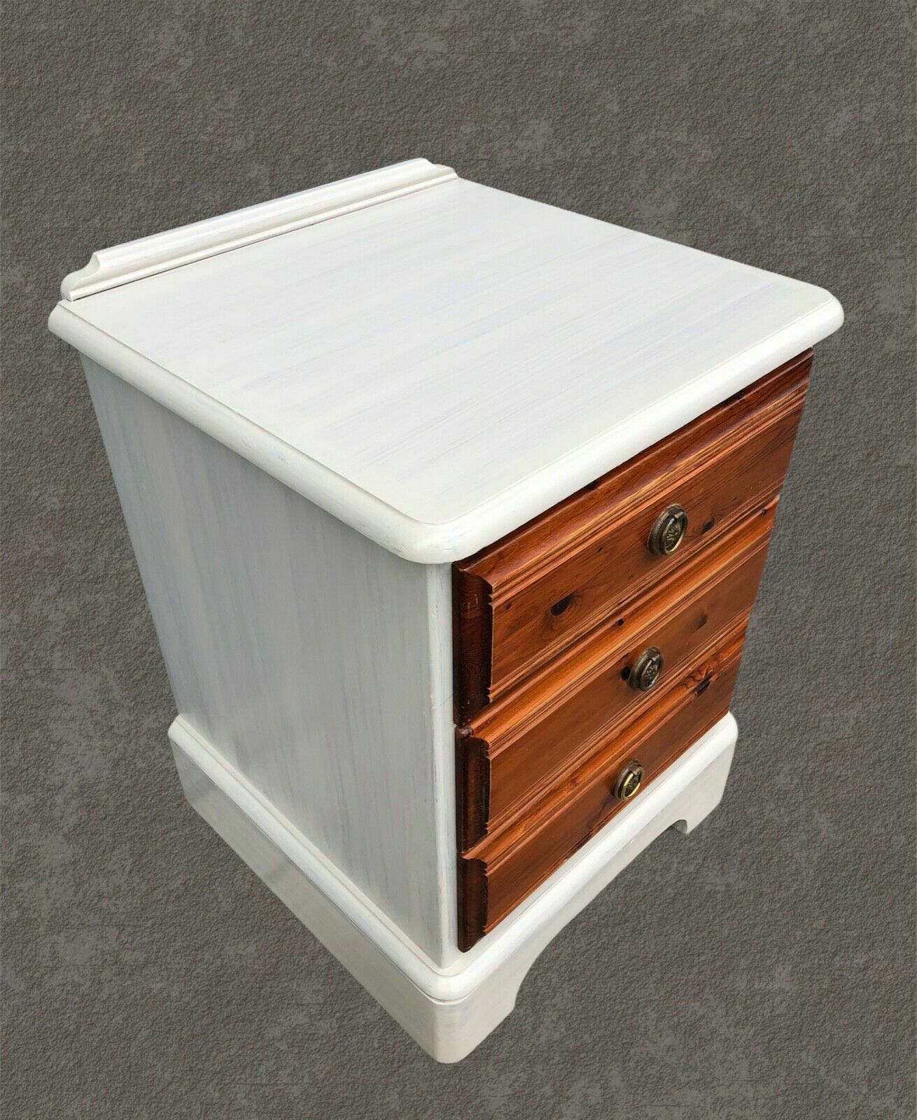 Pair Of Refinished Pine Bedside Chests / Bedside Tables photo buy