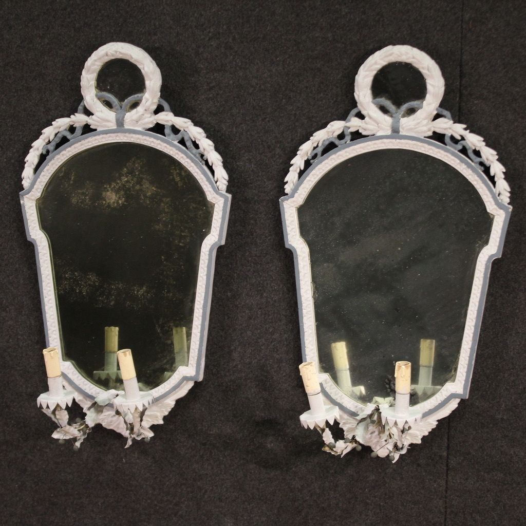 Pair Of Louis XVI Style Mirrors From The 20th Century photo 1700.0